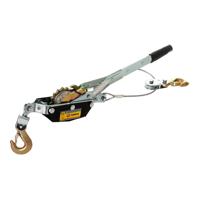 Лебедка канатная TOPEX с храповым тормозом до 2т 2.5м 2.5м (97X080)