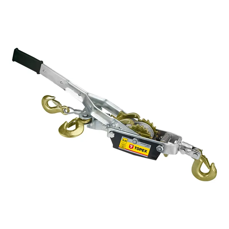 Лебедка канатная TOPEX с храповым тормозом до 3.5т 2.5м 3м (97X082)