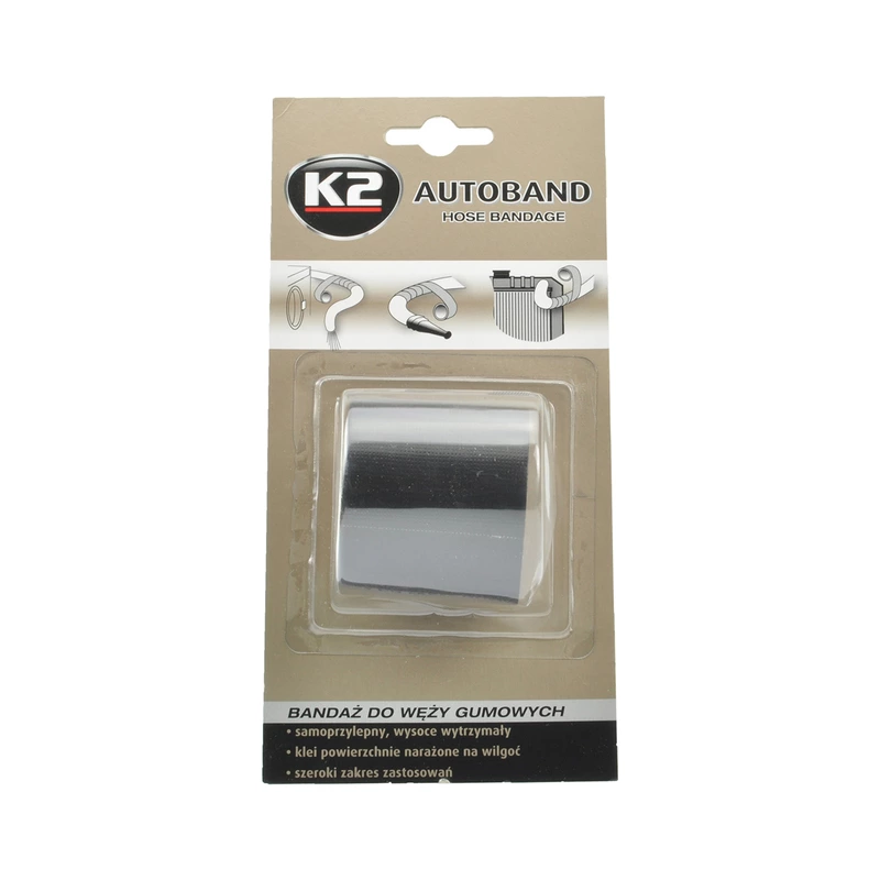 Лента для ремонта резиновых шлангов K2 BOND AUTOBAND 5 см х 3 м (B3000) Лента для ремонта резиновых шлангов K2 BOND AUTOBAND 5 см х 3 м (B3000)