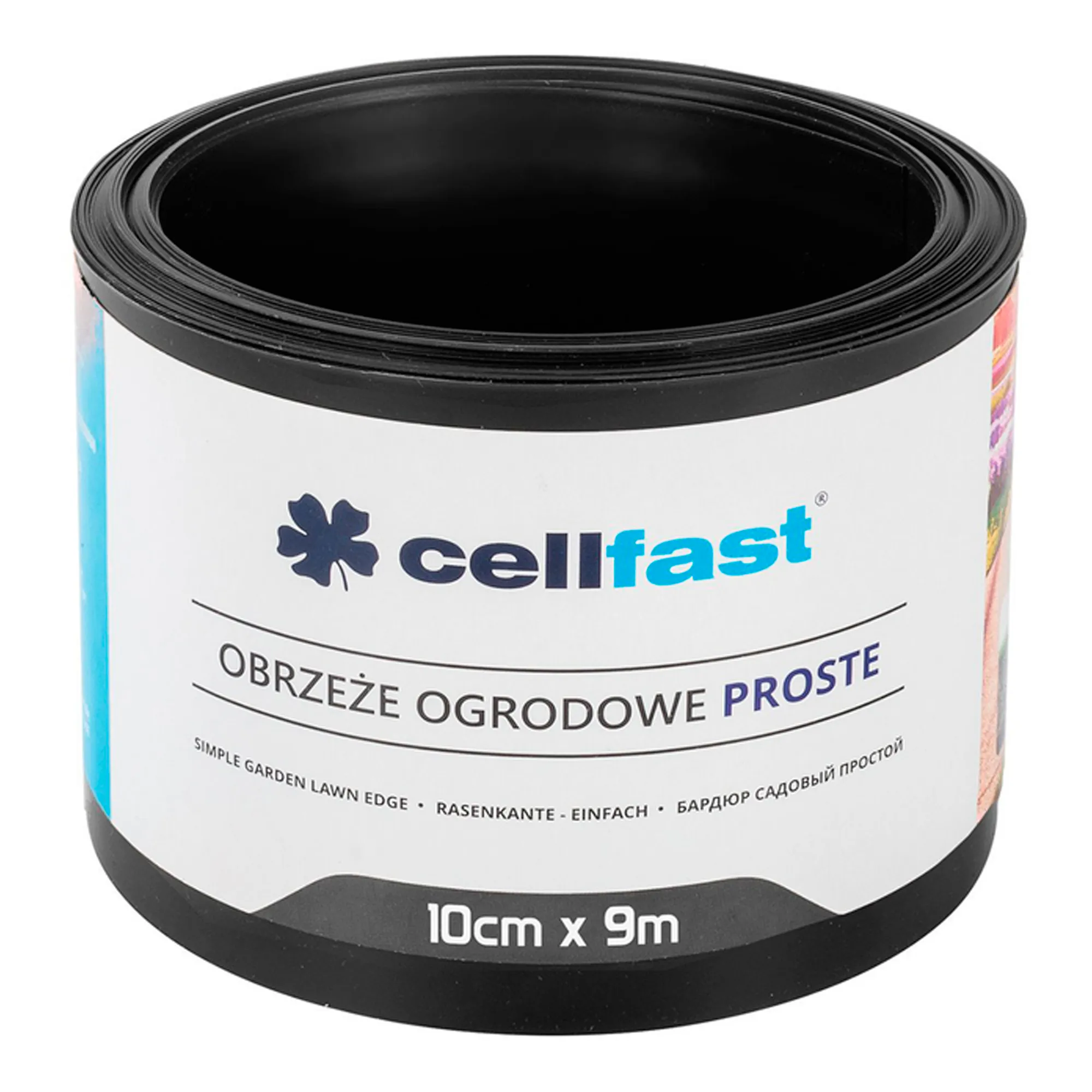 Лента газонная Cellfast прямая 10см x 9м черная (30-231H) Лента газонная Cellfast прямая 10см x 9м черная (30-231H)