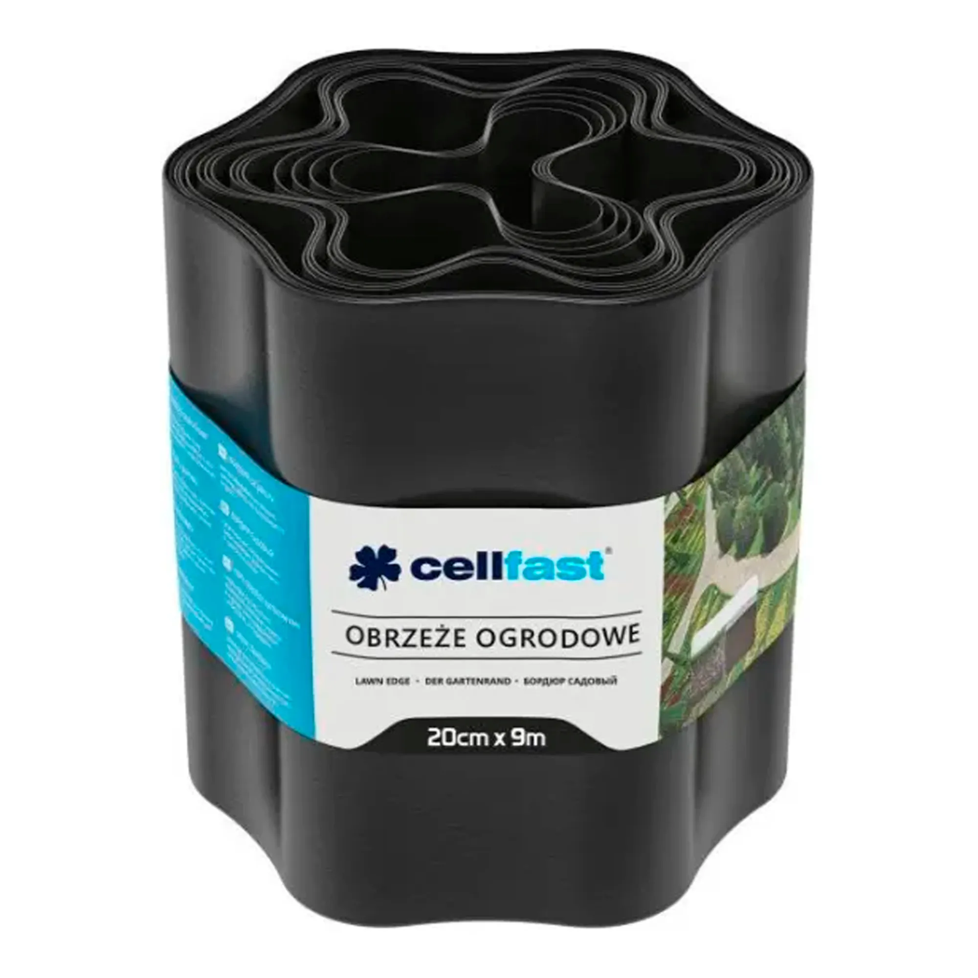 Лента газонная Cellfast волнистая 20см x 9м черная (30-033H)