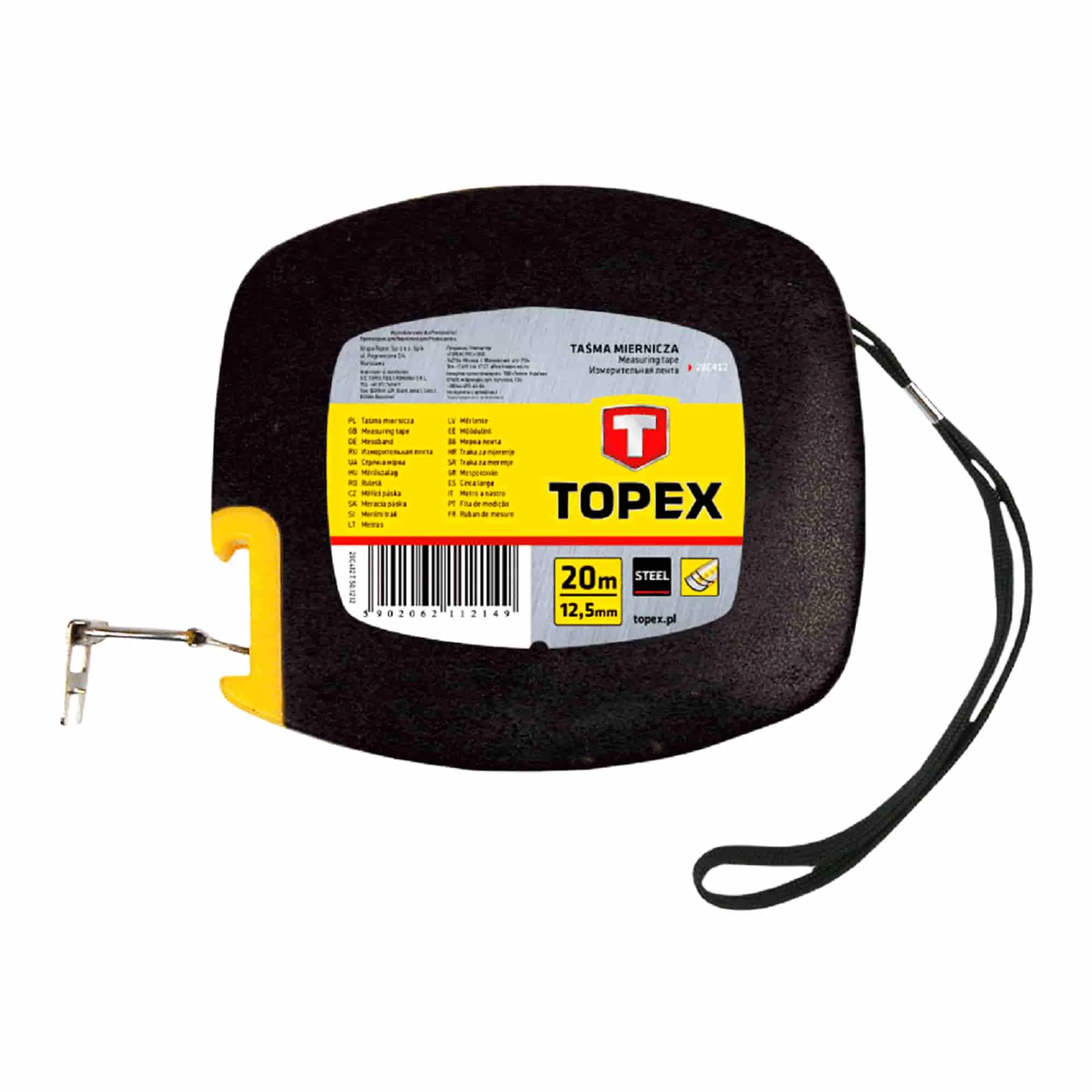 Лента измерительная стальная TOPEX, 30 м (28C413)