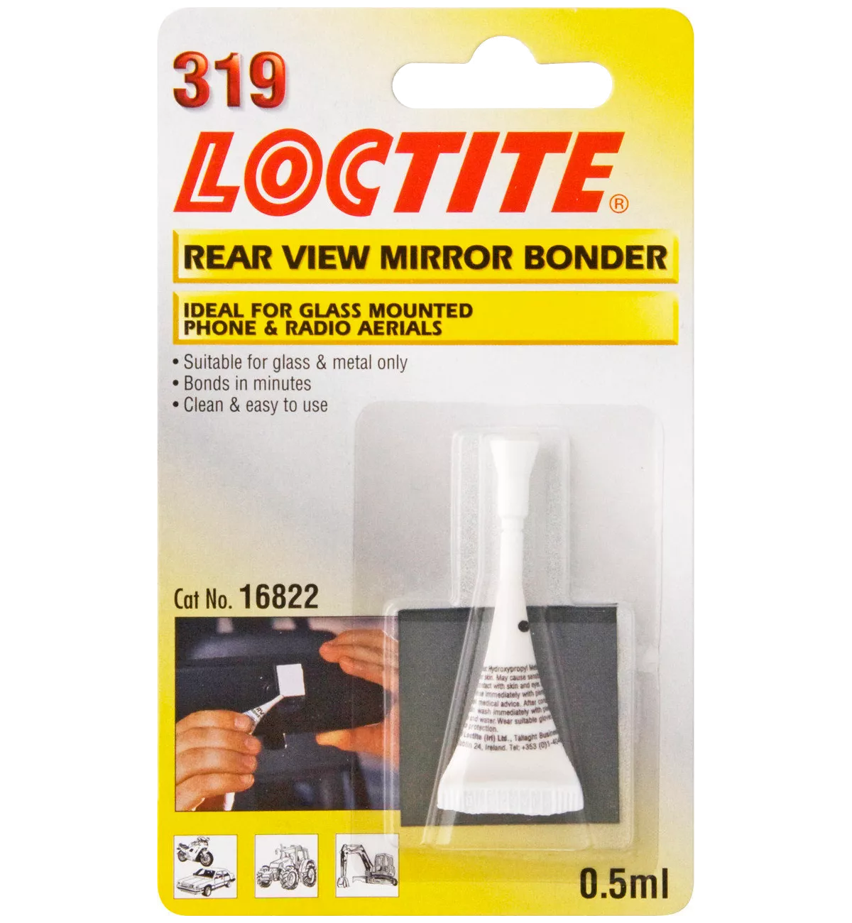 Клей LOCTITE для стекла и металла 319 0.5 мл (388780)