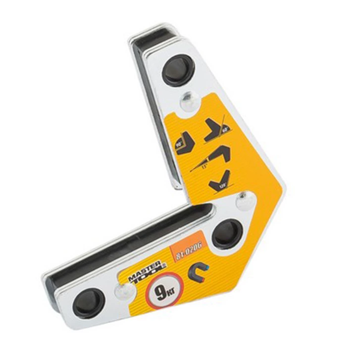 Магніт Mastertool для кутового зварювання на неодимових магнітах 15°/60°/90°/120° 9 кг (81-0206)