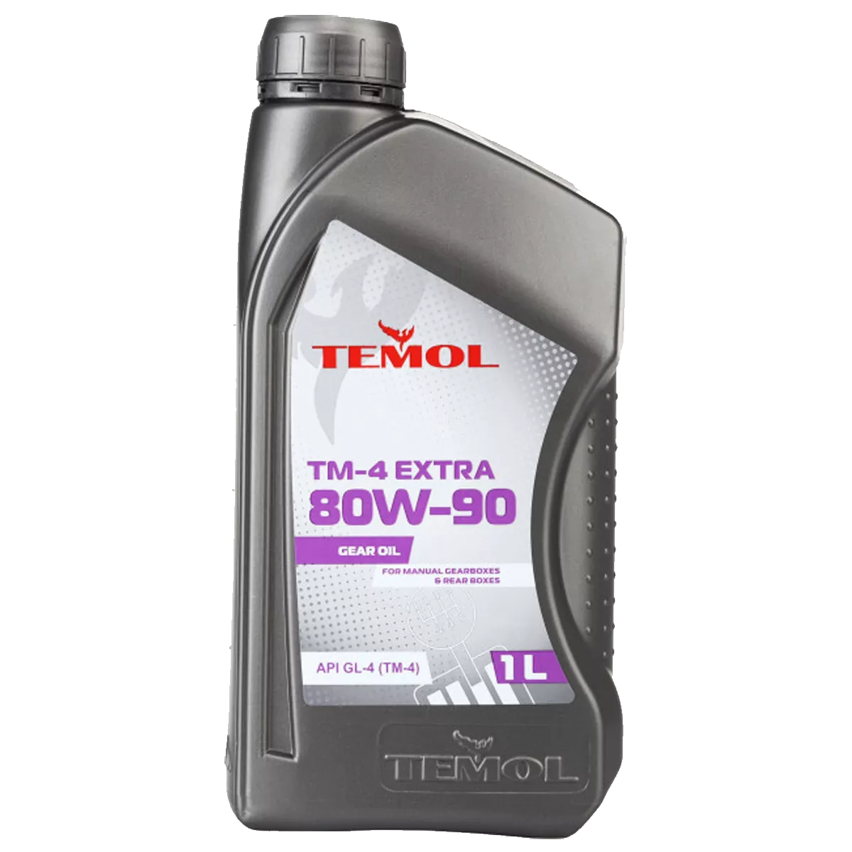 Трансмиссионное масло Temol 80W-90 TM-4 Extra API GL-4 1л
