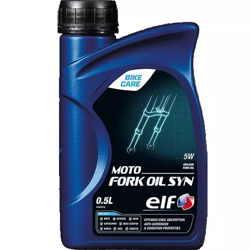 Гідравлічна олива Elf MOTO FORK Oil SYN 5W 0,5 л (194975) Гідравлічна олива Elf MOTO FORK Oil SYN 5W 0,5 л (194975)