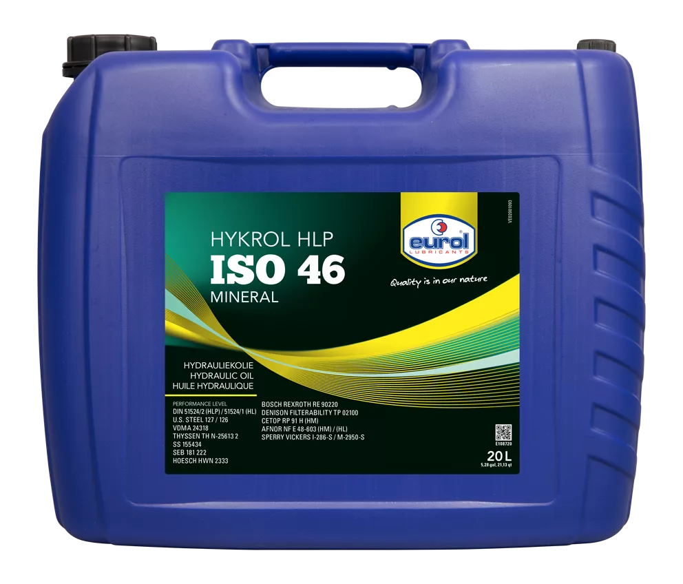 Гідравлічна олива Eurol Hykrol HLP ISO 46 20л (E108720) Гідравлічна олива Eurol Hykrol HLP ISO 46 20л (E108720)