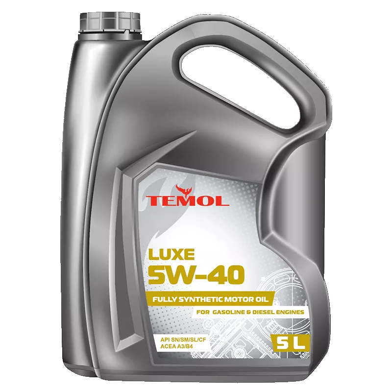 Моторное масло Temol Luxe 5W-40 API SM/SN/SL/CF 5л