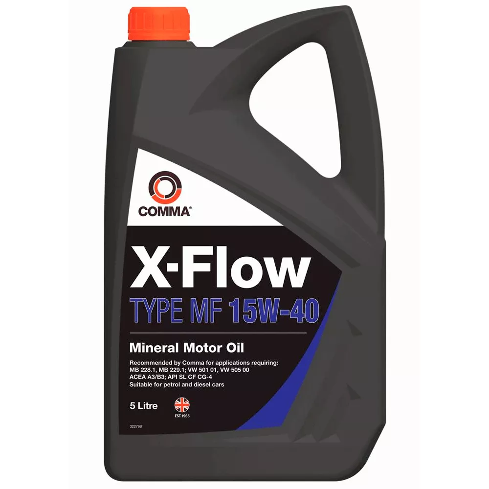 Моторное масло Comma X-Flow Type MF 15W-40 5 л (XFLOWMF15W40MIN5L