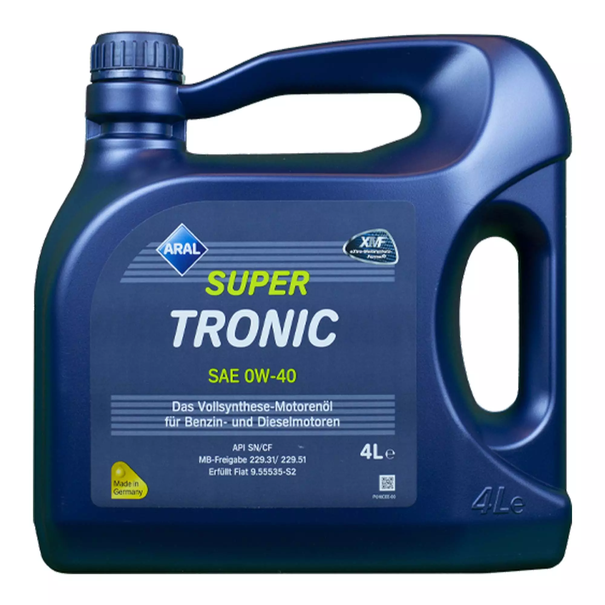Масло моторное ARAL SuperTronic 0W-40 4л (20459) Масло моторное ARAL SuperTronic 0W-40 4л (20459)
