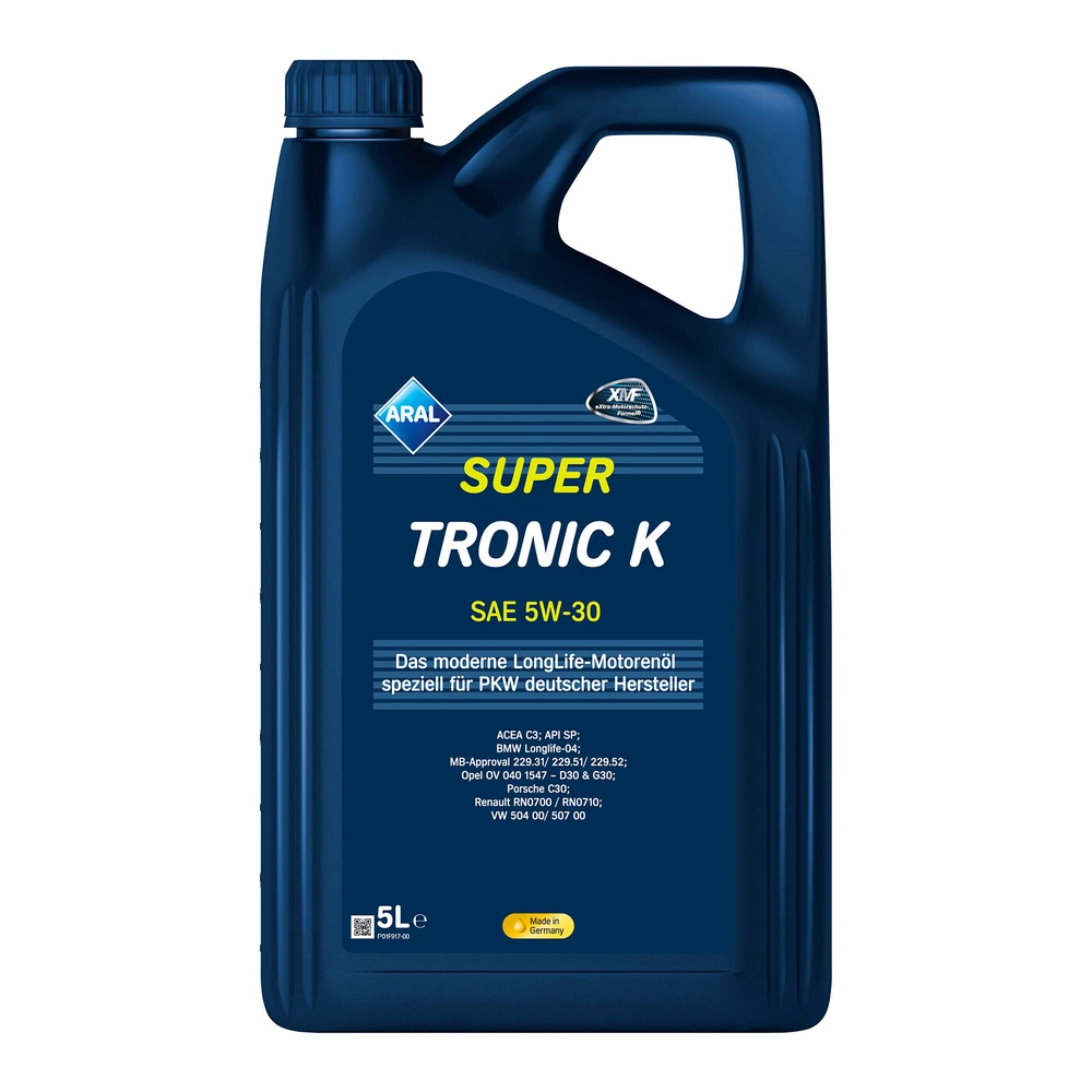 Моторна олива ARAL SuperTronic K 5W-30 5л (15DBCF) Моторна олива ARAL SuperTronic K 5W-30 5л (15DBCF)