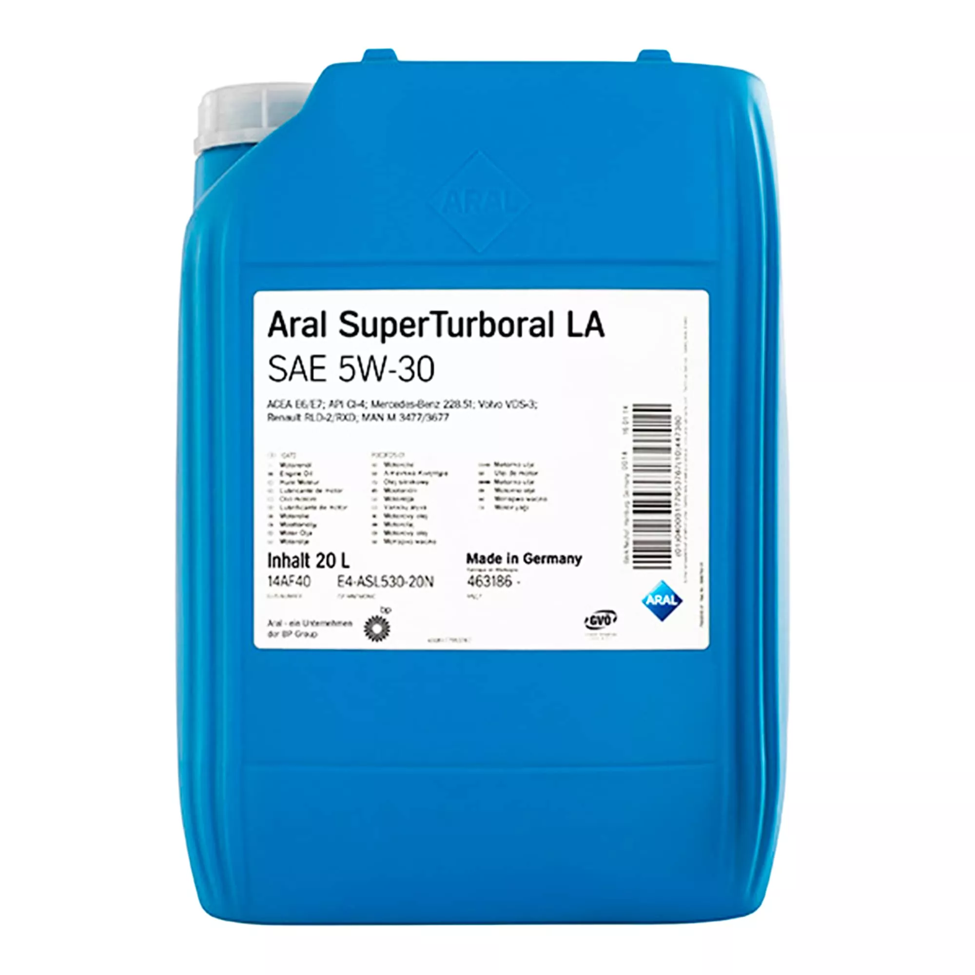 Моторное масло ARAL SuperTurboral LA SAE 5W-30 20л (15870E)