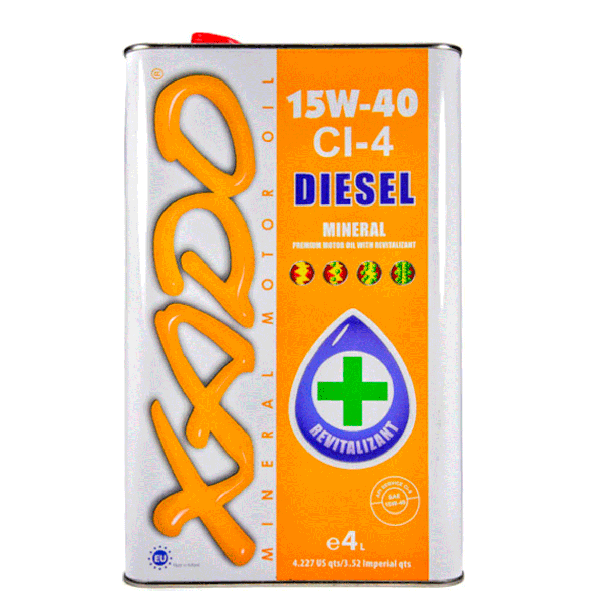 Моторное масло Xado Atomic Oil Diesel 15W-40 4л