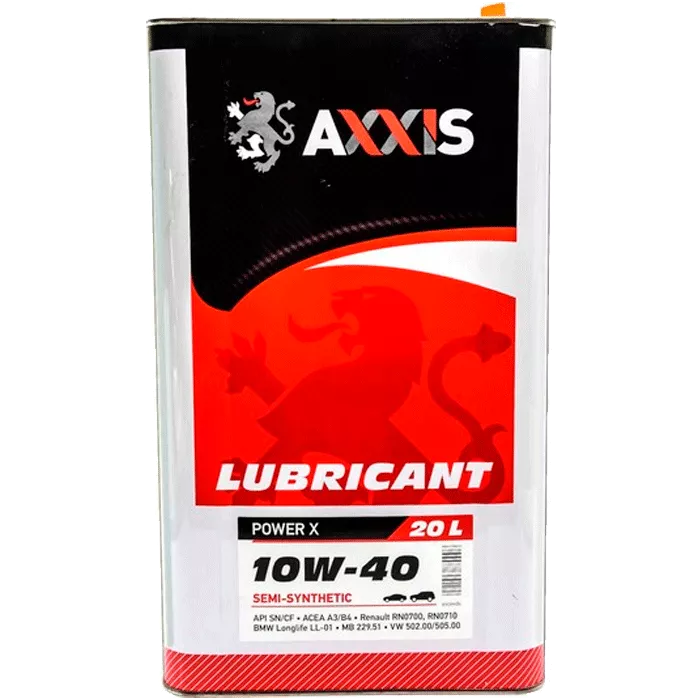 Моторное масло AXXIS 10W-40 Power Х 20л Моторное масло AXXIS 10W-40 Power Х 20л