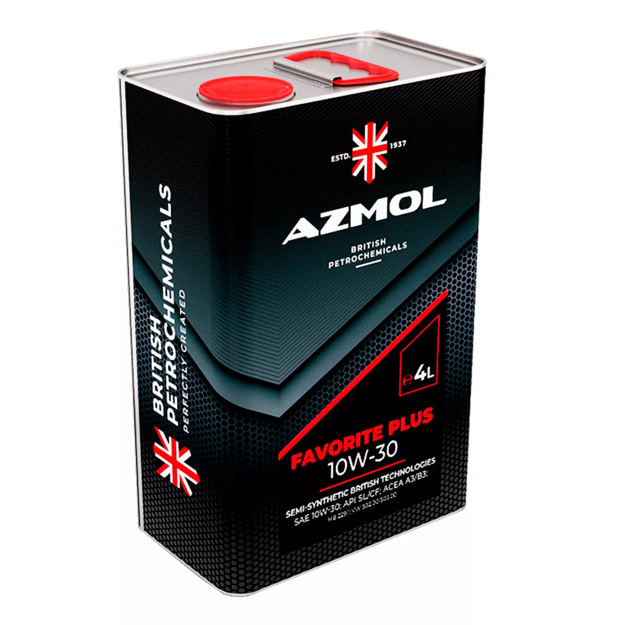 Масло моторное AZMOL FAVORITE PLUS 10W-30 4л (металл) Масло моторное AZMOL FAVORITE PLUS 10W-30 4л (металл)