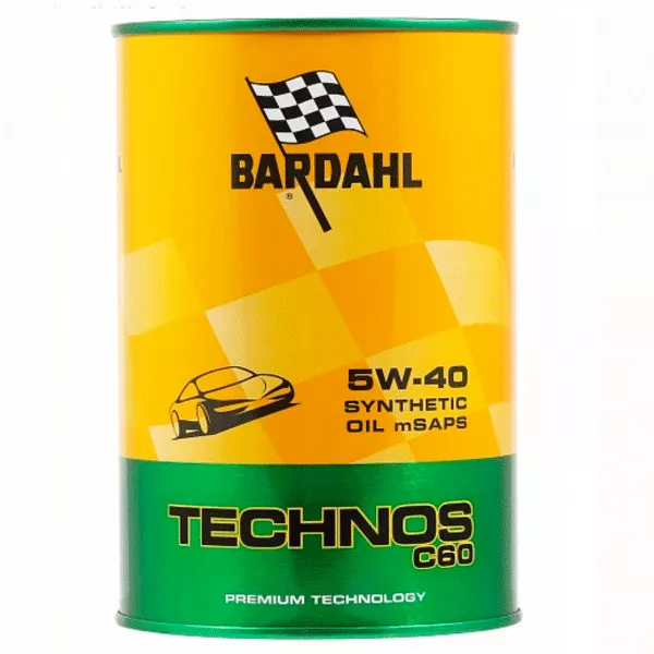 Масло моторное BARDAHL "Technos C60 msaps 5W-40 metal" 1л (314040)