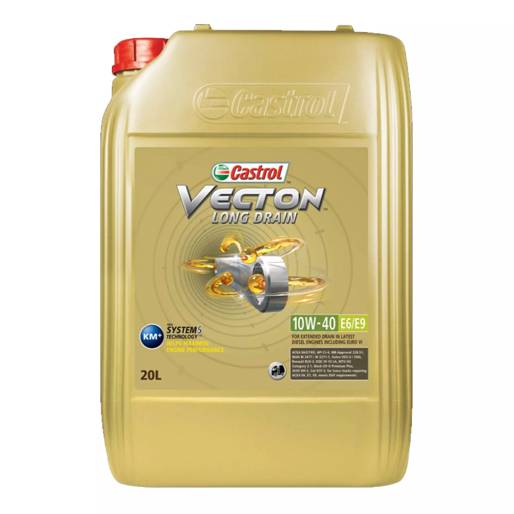 Моторна олива Castrol Vecton Long Drain 10W-40 E6/E9 20л