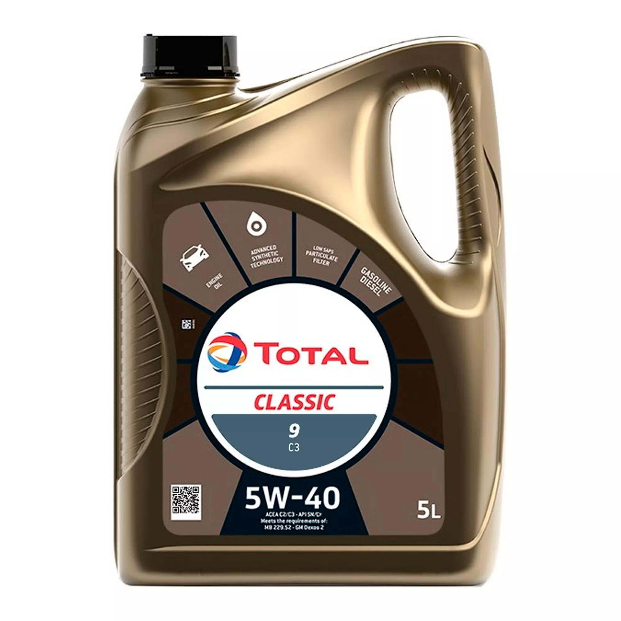 Моторное масло Total Classic C3 5W-40 5л (201611)