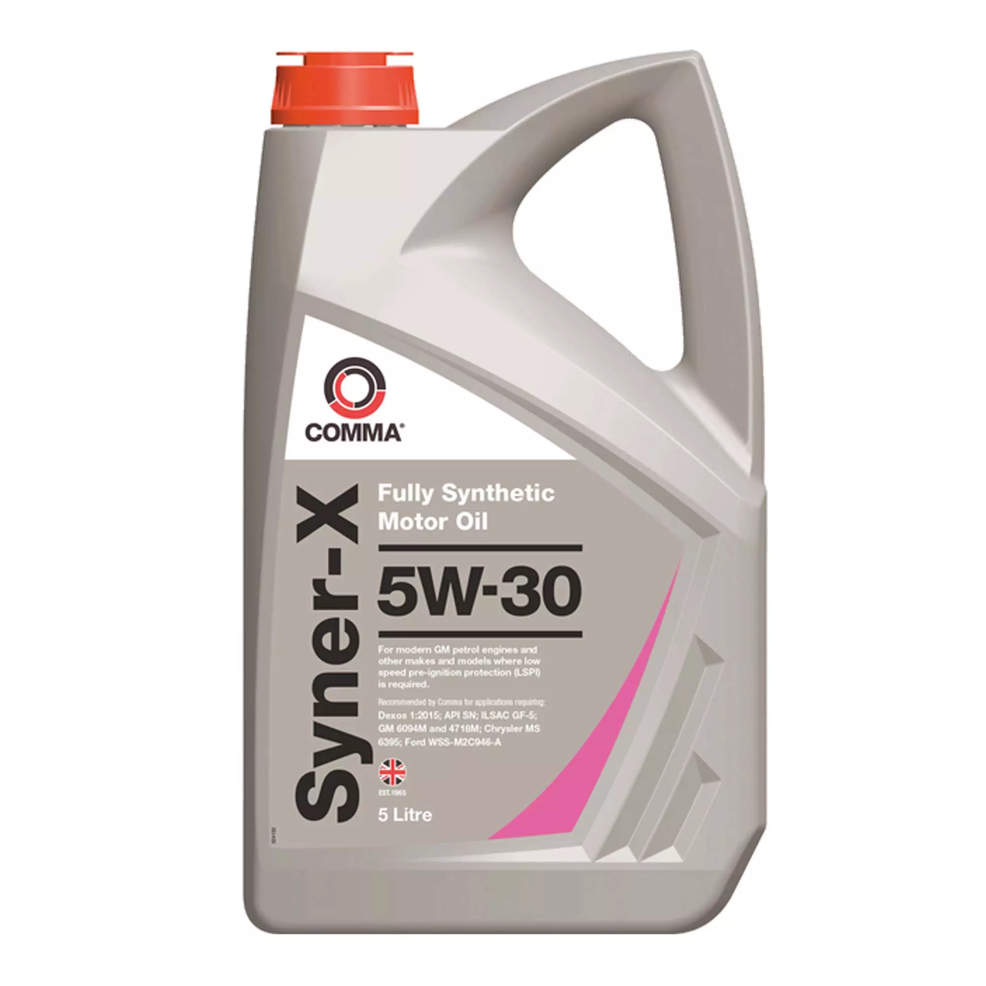 Масло моторное COMMA SYNER-X 5W-30 5л (E6B21D)