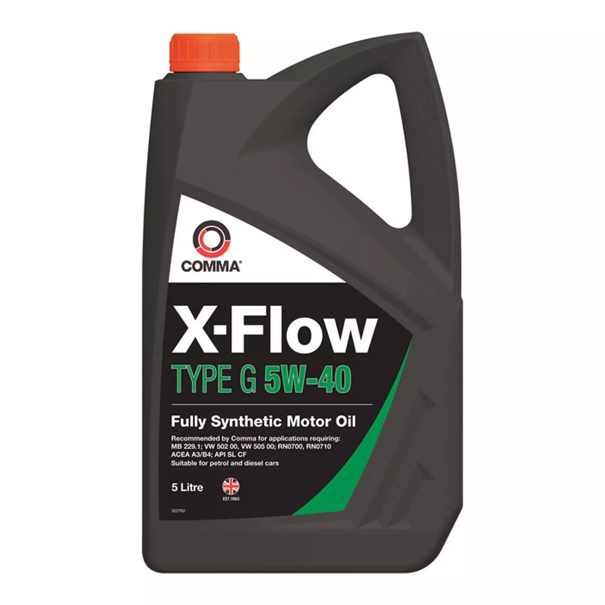 Масло моторное COMMA X-FLOW G 5W-40 SYN. 5л (B2EB75) Масло моторное COMMA X-FLOW G 5W-40 SYN. 5л (B2EB75)