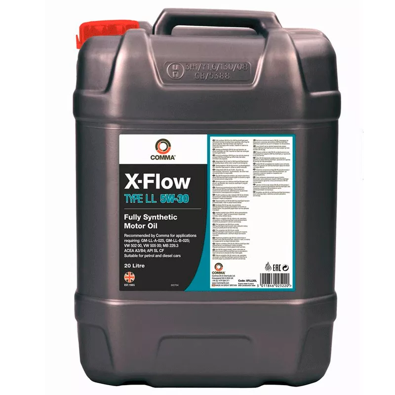 Моторна олива COMMA X-FLOW LL 5W-30 SYN. 20л (DA7584)