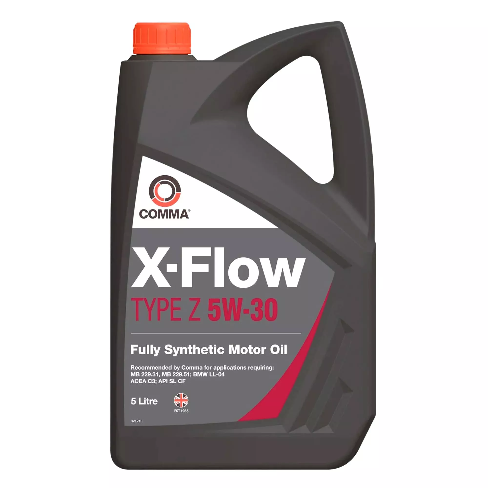 Моторна олива COMMA X-FLOW Z 5W-30 SYNT. 5л (C65E4D)