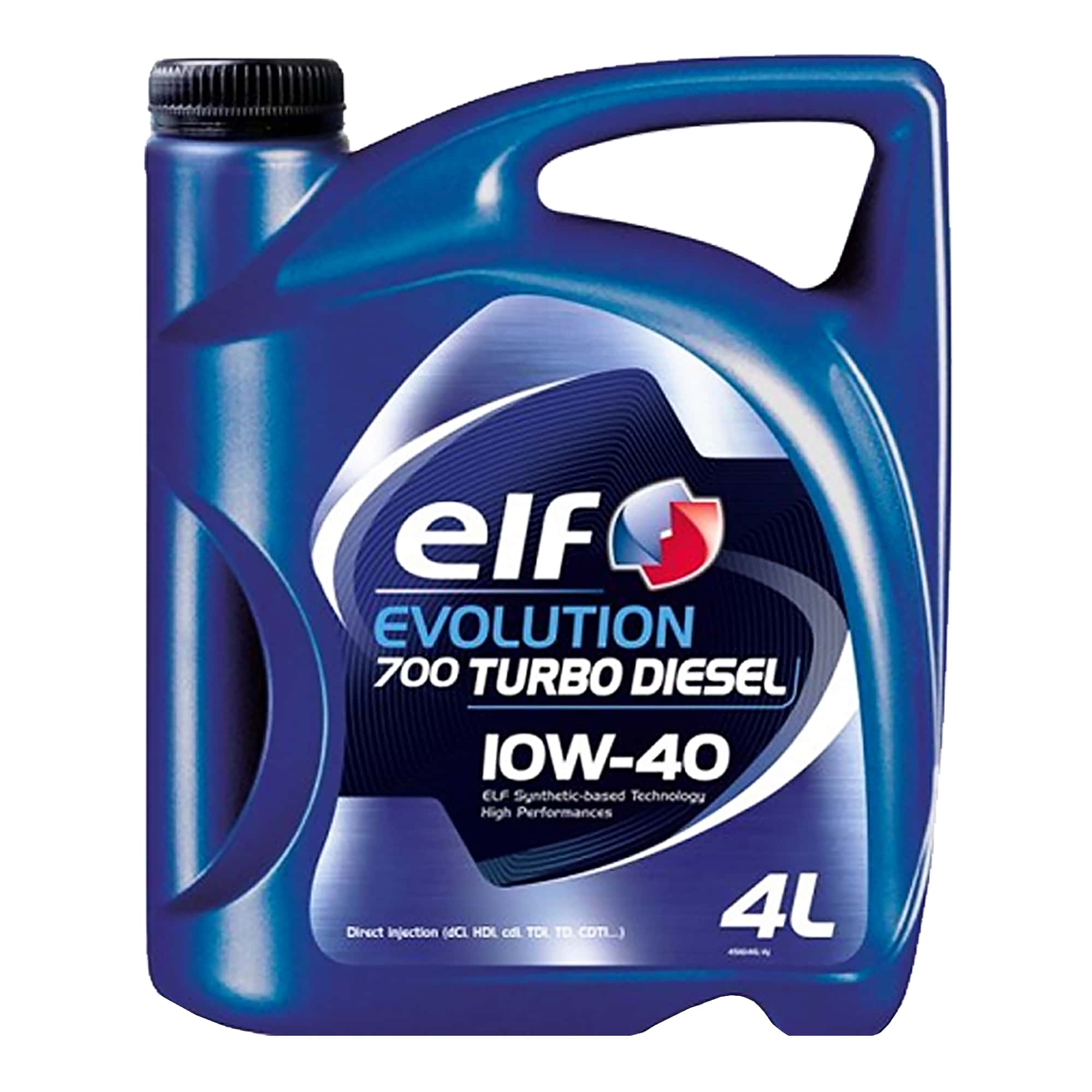 Масло моторное ELF Evolution 700 Turbo Diesel 10W-40 SN/CF 4л (ELF 12-4 ...