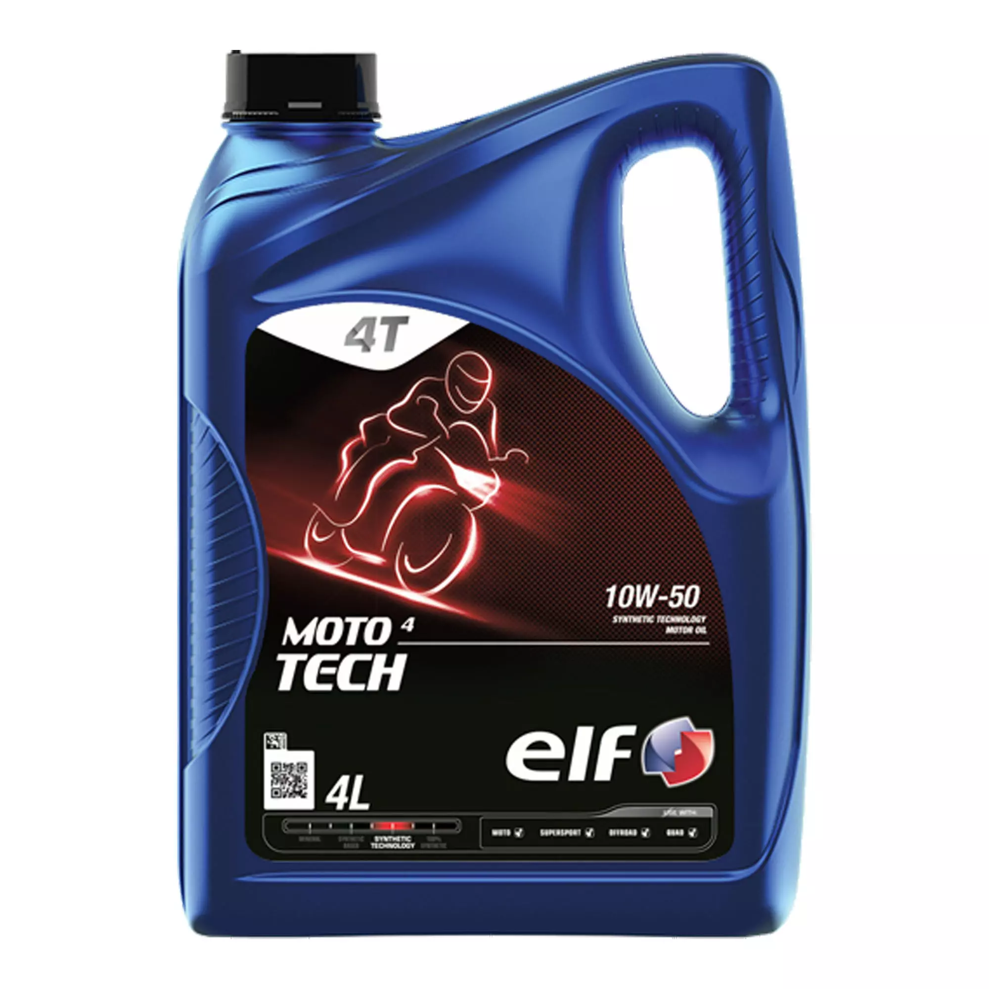 Моторна олива Elf Moto 4 Tech 10W-50 4л (194957) Моторна олива Elf Moto 4 Tech 10W-50 4л (194957)