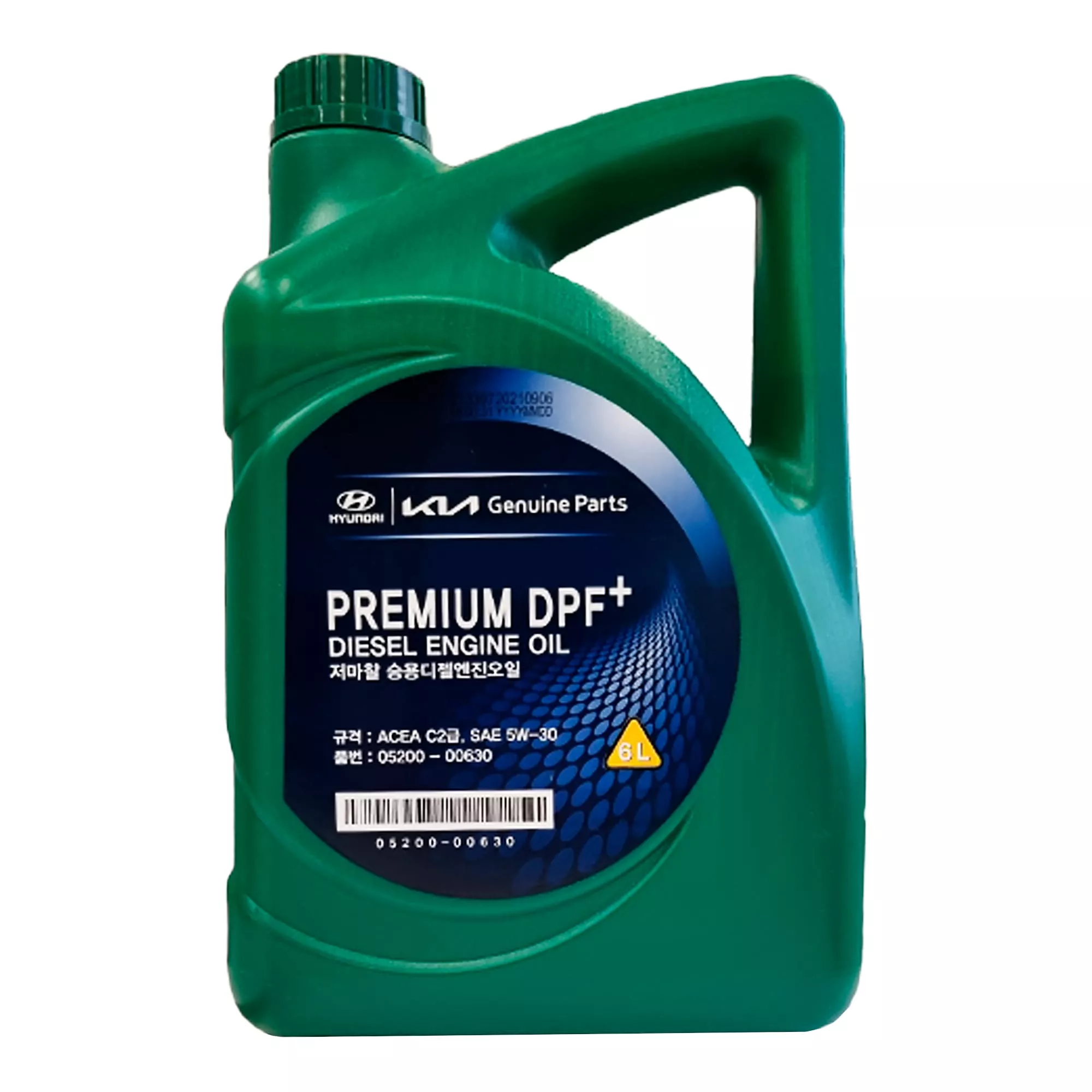 Моторное масло Hyundai/Kia Premium DPF+ Diesel 5W-30 6л (05200-00630)