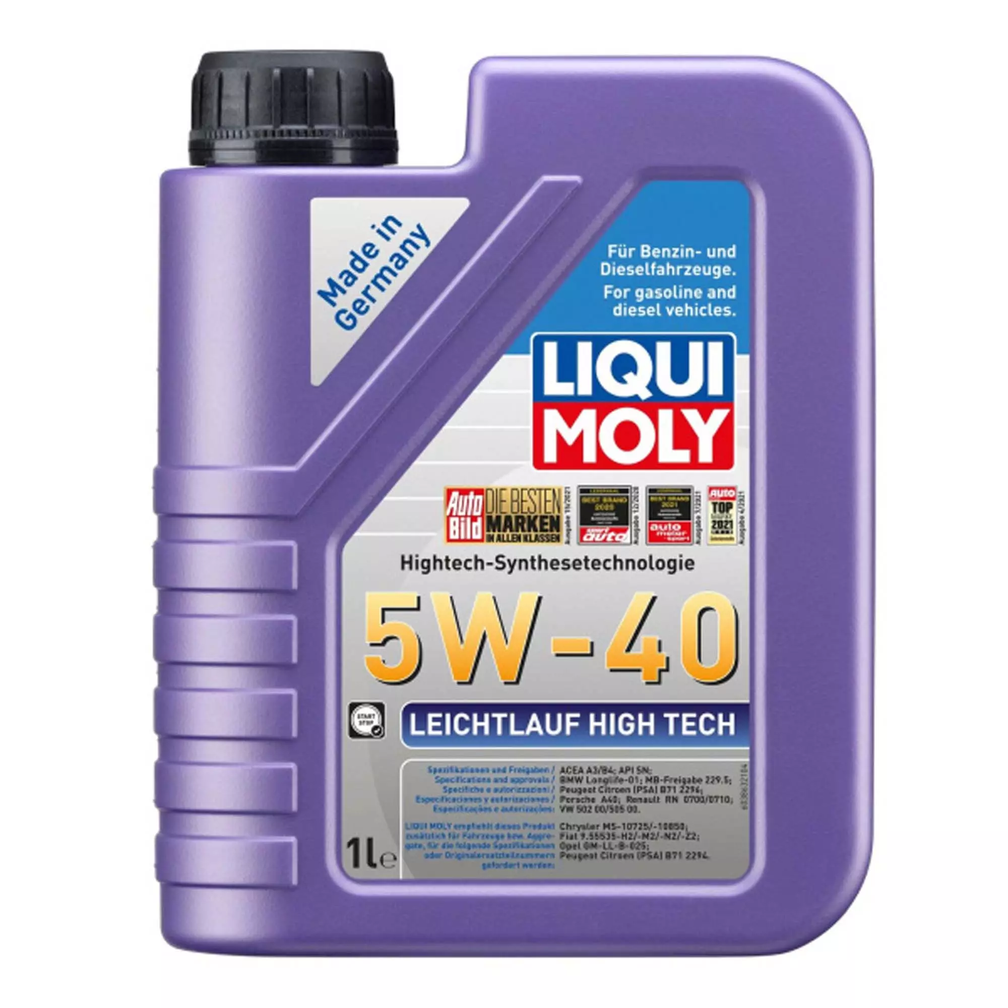 Масло моторное Liqui Moly Leichtlauf High Tech 5W-40 1л (8028) Масло моторное Liqui Moly Leichtlauf High Tech 5W-40 1л (8028)