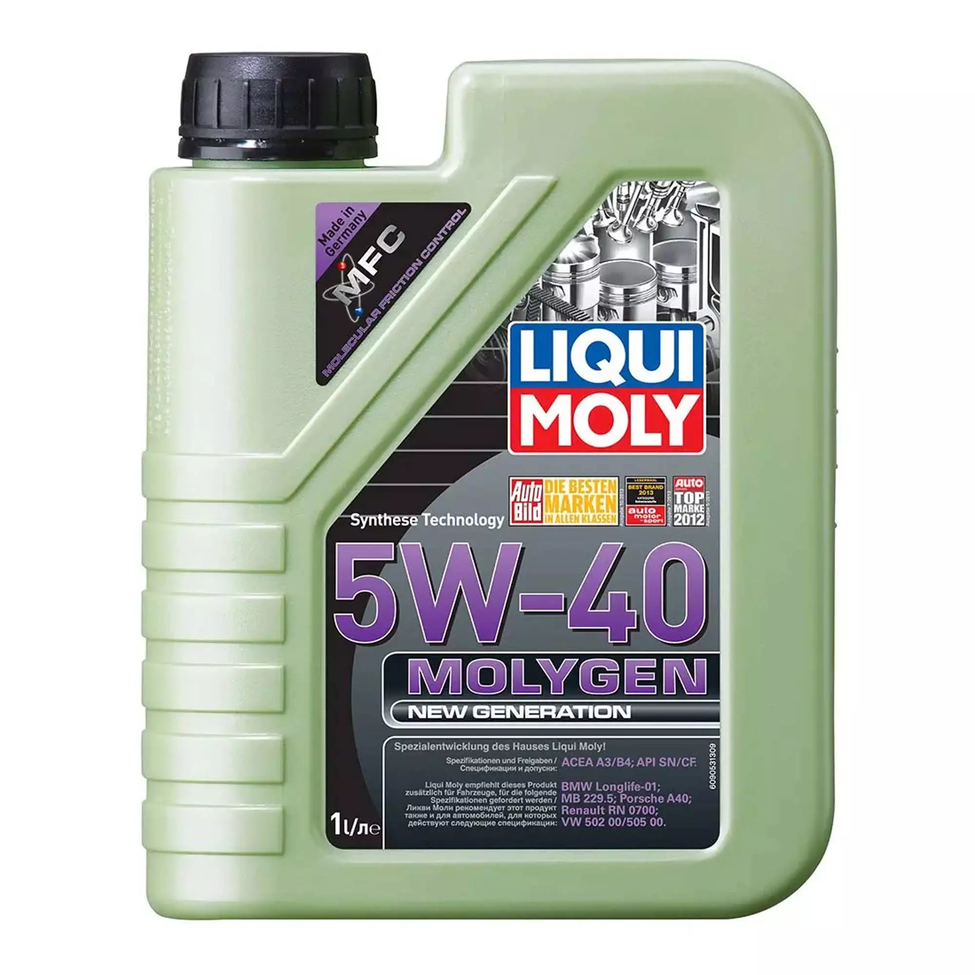 Масло моторное Liqui Moly Molygen New Generation 5W-40 1л (9053)