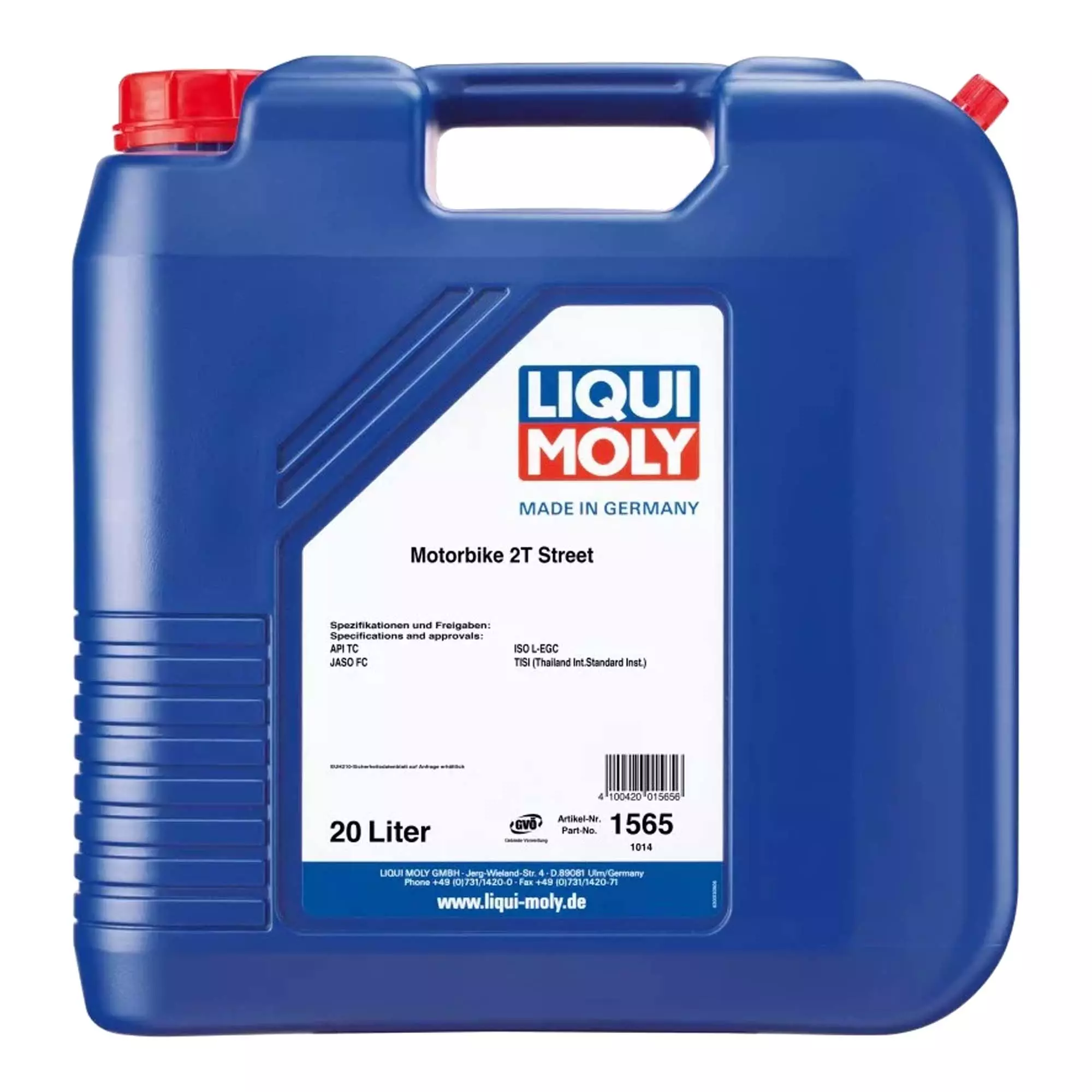 Моторное масло Liqui Moly Motorbike 2T Street 20л (1565)