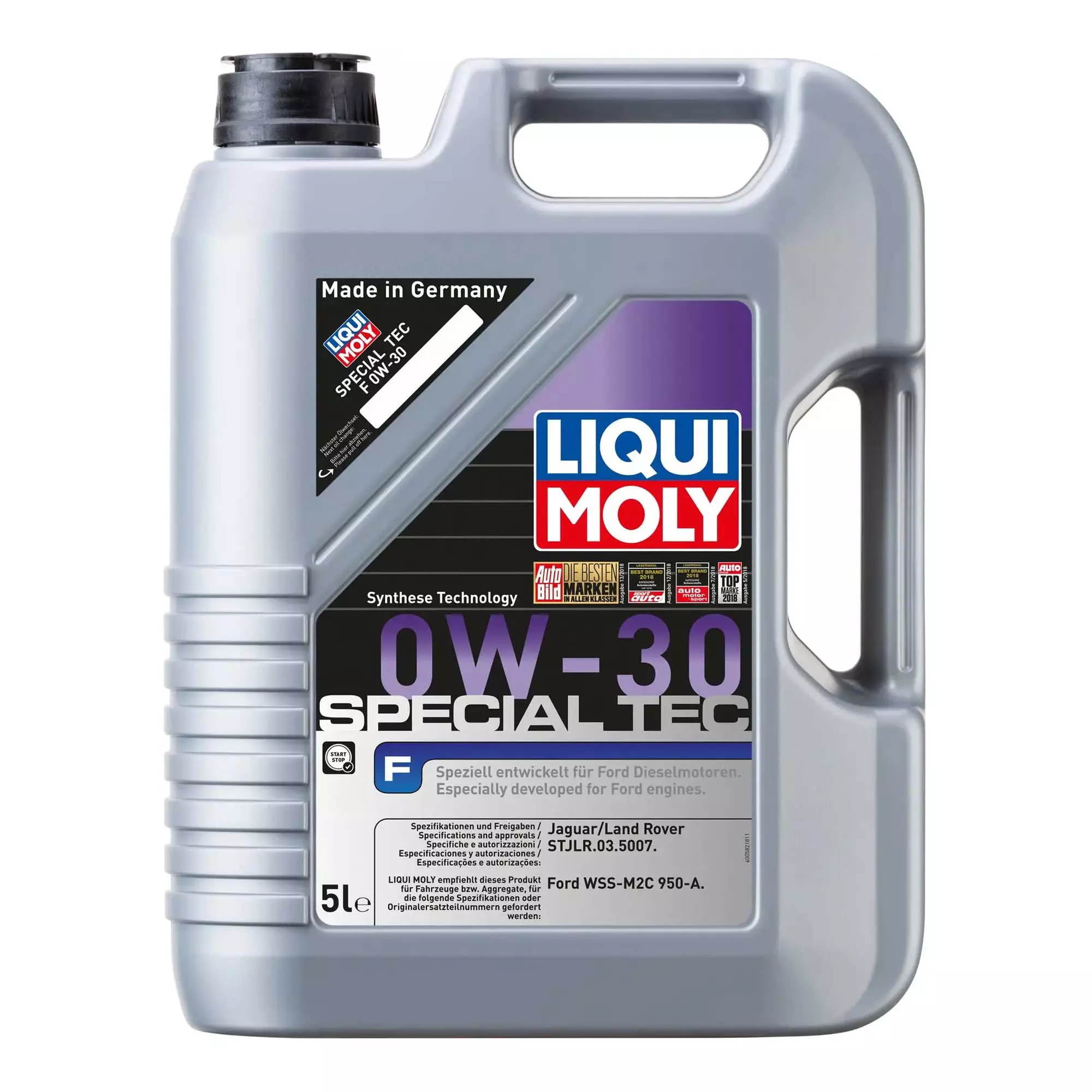 Масло моторное Liqui Moly Special Tec F 0W-30, 5л (8903)