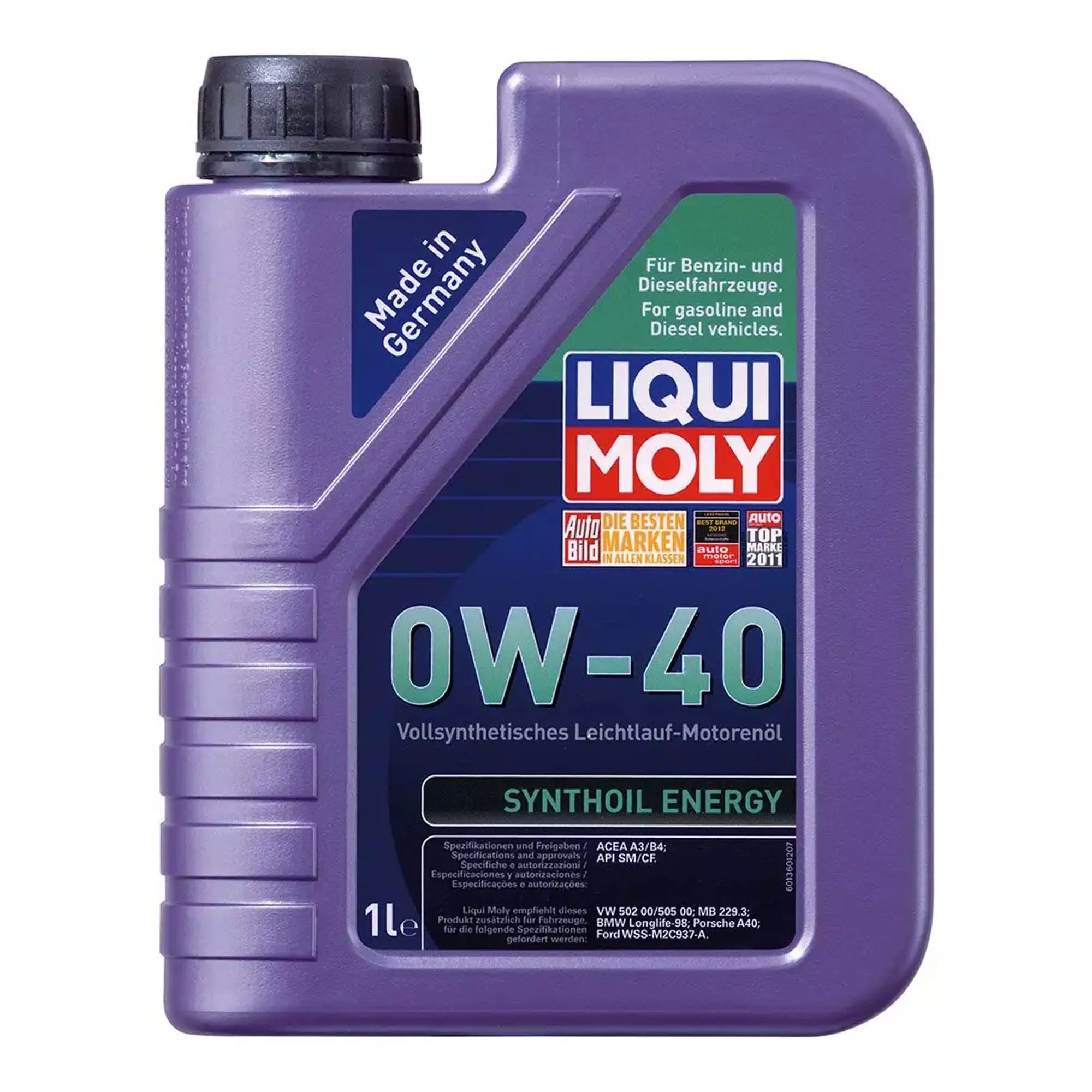 Масло моторное Liqui Moly Synthoil Energy 0W-40 1л (1922) Масло моторное Liqui Moly Synthoil Energy 0W-40 1л (1922)