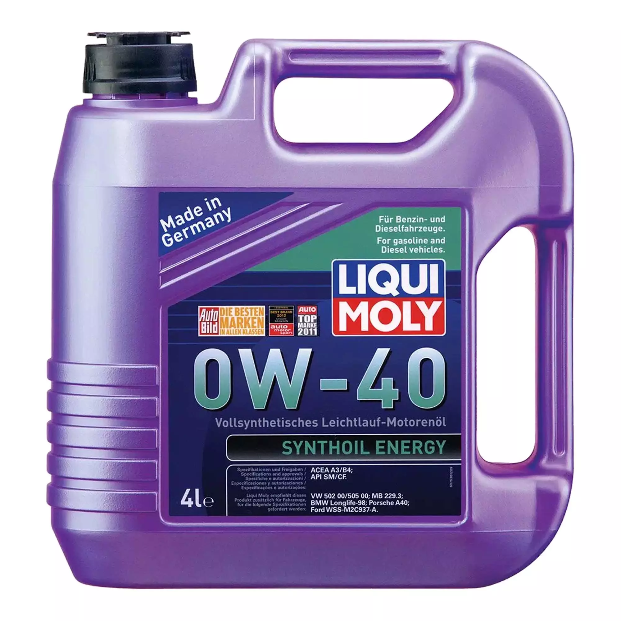 Масло моторное Liqui Moly Synthoil Energy 0W-40 4л (7536) Масло моторное Liqui Moly Synthoil Energy 0W-40 4л (7536)