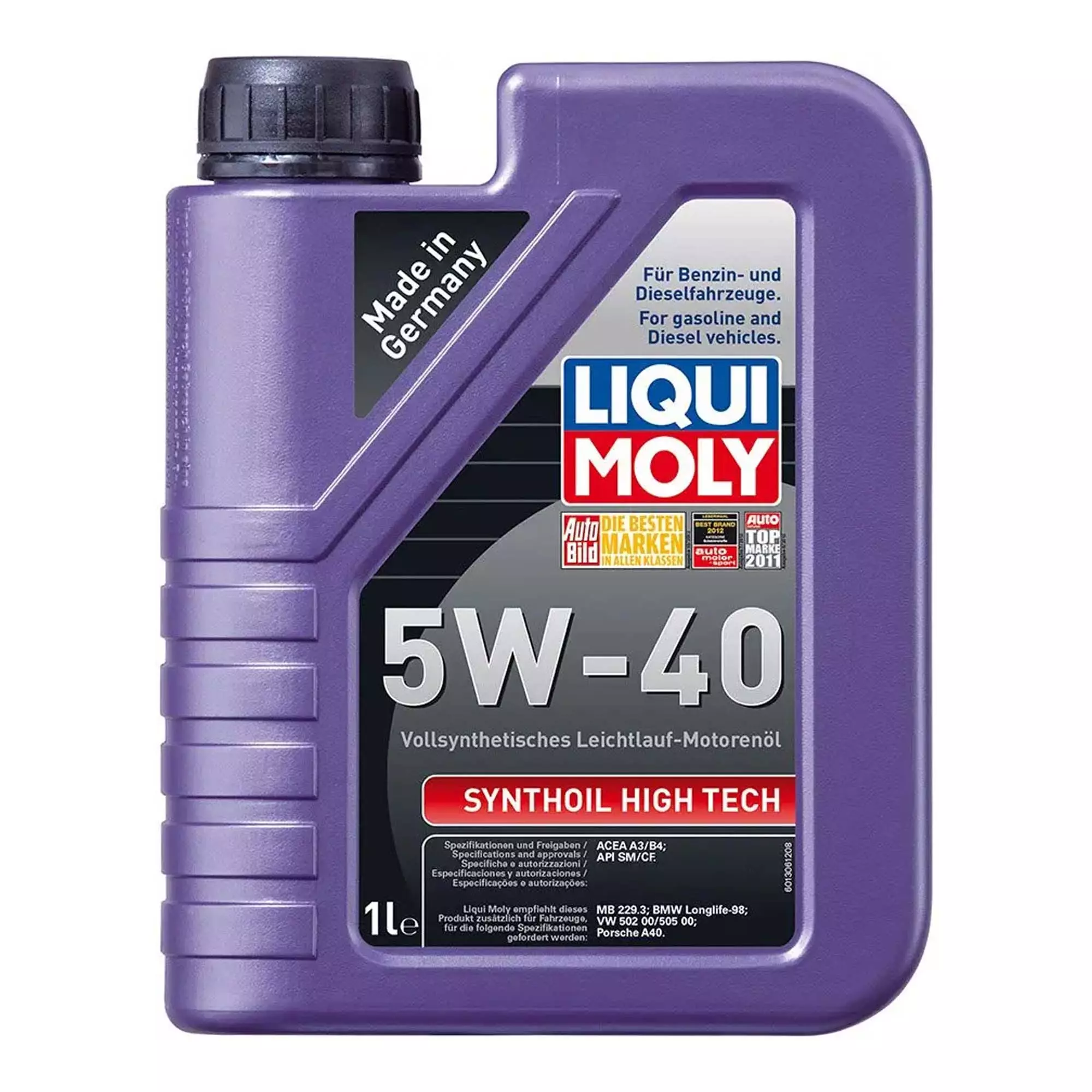 Олива моторна Liqui Moly Synthoil High Tech 5W-40 1л (1924) Олива моторна Liqui Moly Synthoil High Tech 5W-40 1л (1924)