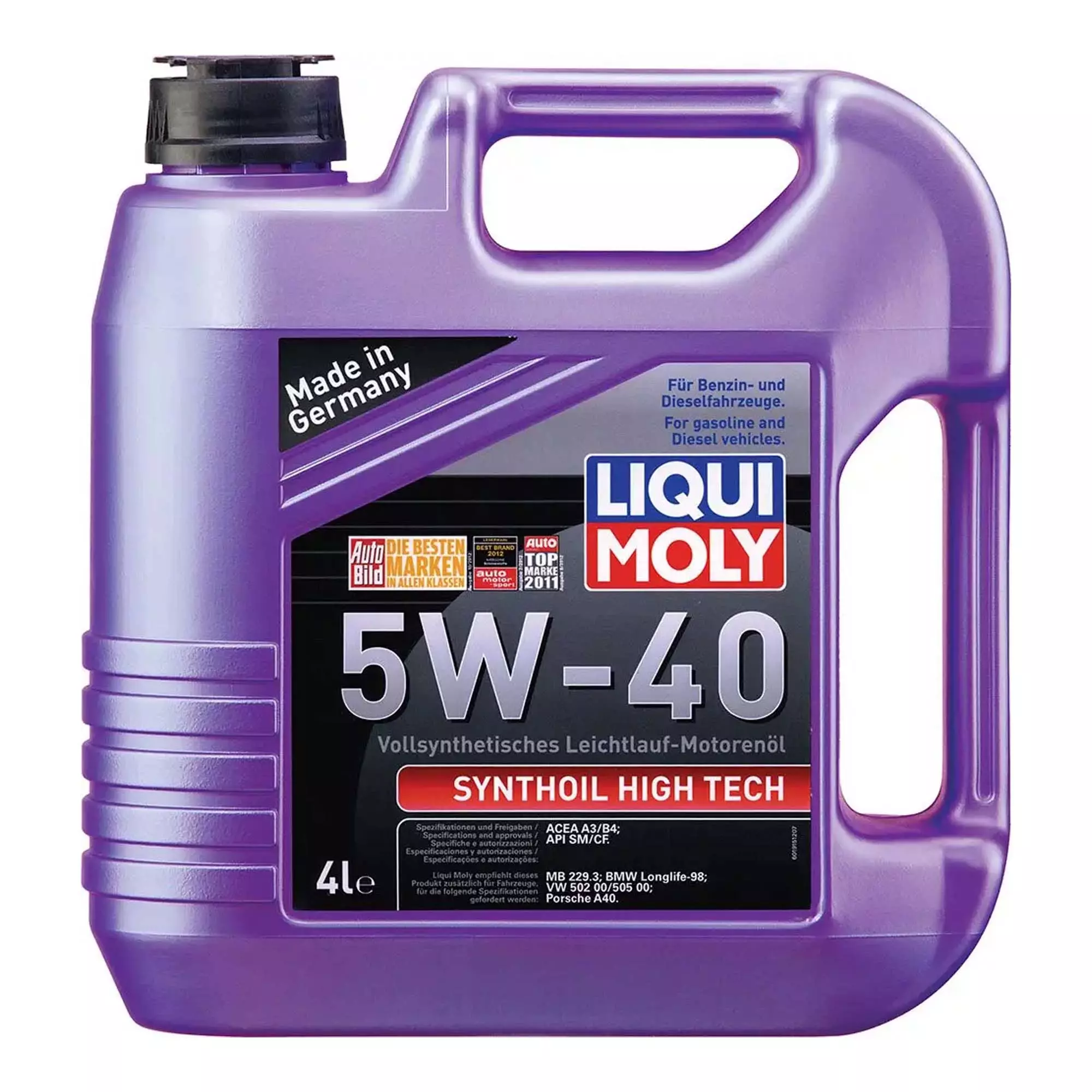 Масло моторное Liqui Moly Synthoil High Tech 5W-40 4л (1915) Масло моторное Liqui Moly Synthoil High Tech 5W-40 4л (1915)
