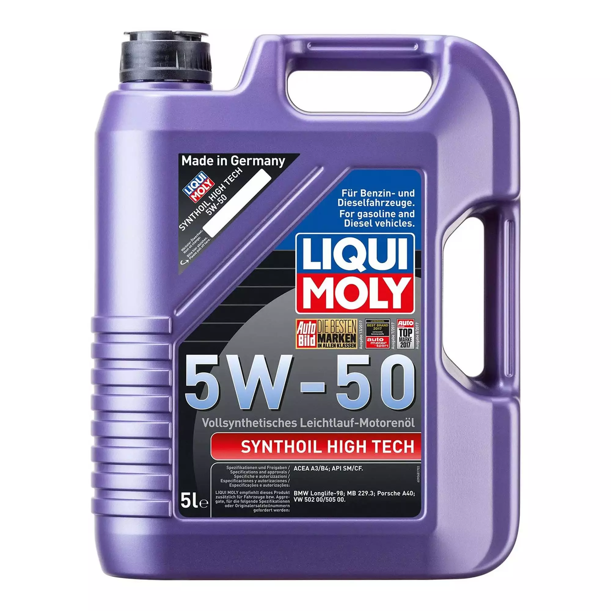 Масло моторное Liqui Moly Synthoil High Tech 5W-50 5л (9068) Масло моторное Liqui Moly Synthoil High Tech 5W-50 5л (9068)
