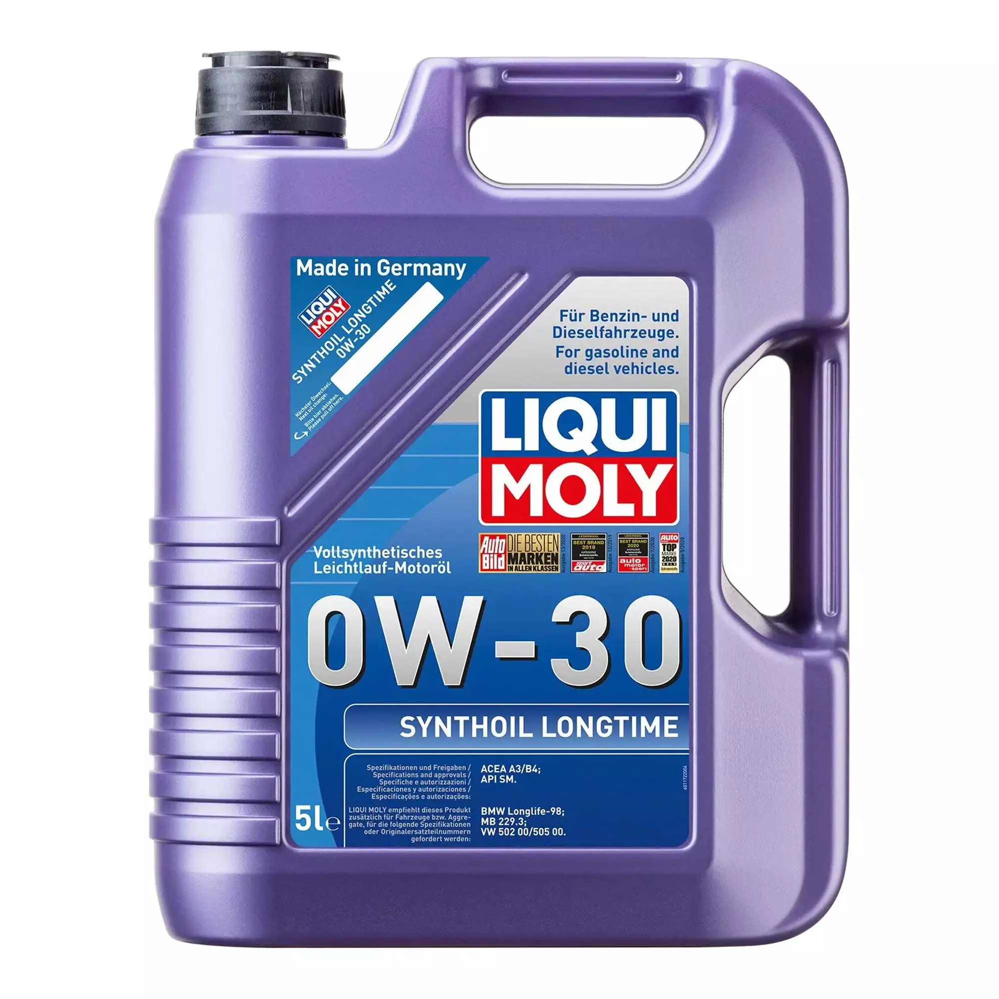 Масло моторное Liqui Moly Synthoil Longtime 0W-30 5л (8977) Масло моторное Liqui Moly Synthoil Longtime 0W-30 5л (8977)