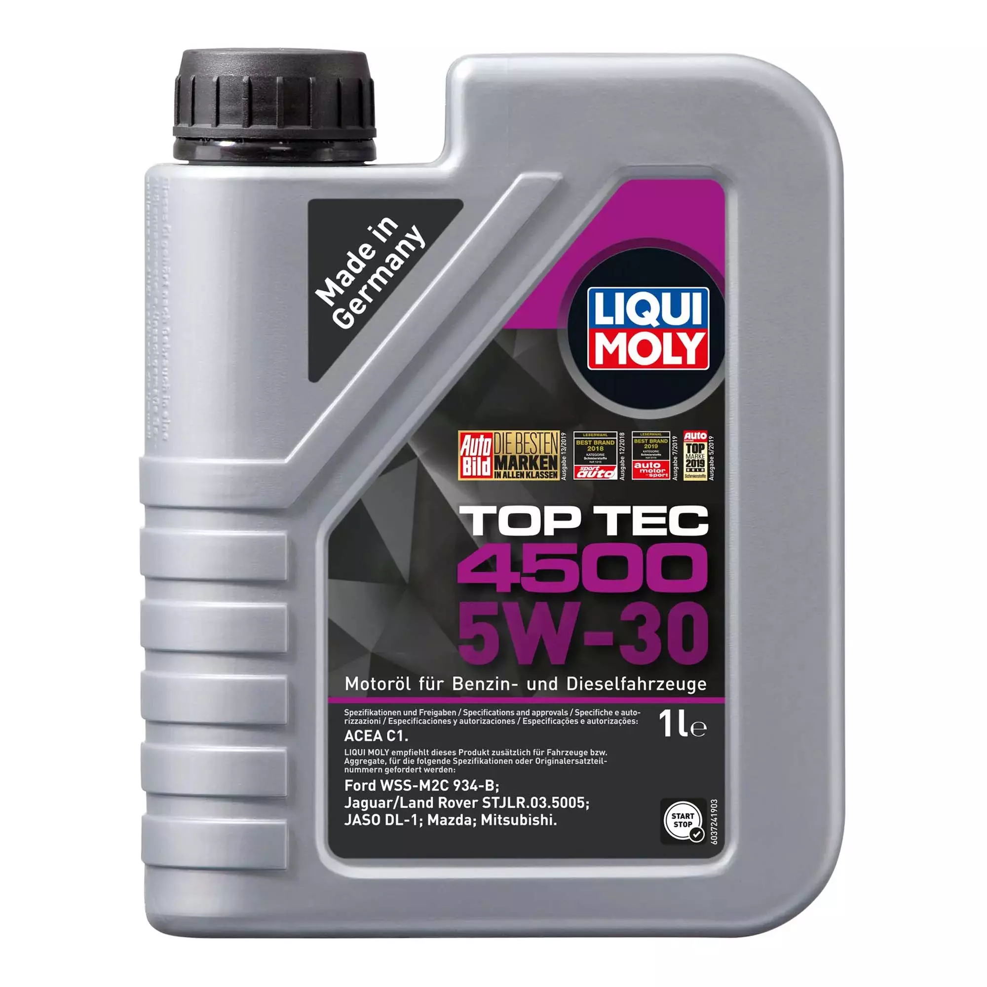 Масло моторное Liqui Moly Top Tec 4500 5W-30 1л (2317) Масло моторное Liqui Moly Top Tec 4500 5W-30 1л (2317)