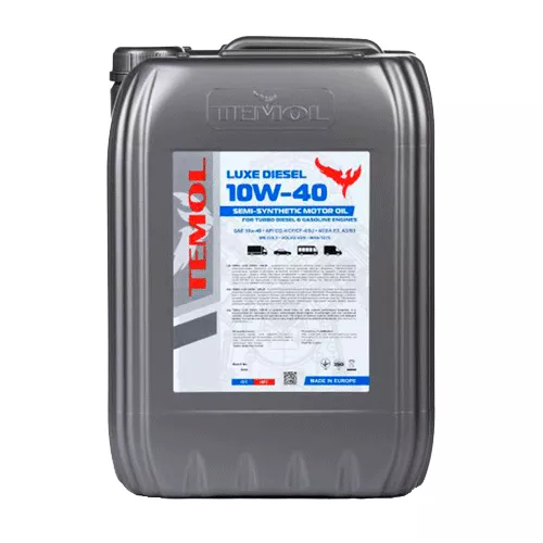 Моторное масло Temol Luxe Diesel 10W-40 API CG-4/SJ 10л Моторное масло Temol Luxe Diesel 10W-40 API CG-4/SJ 10л