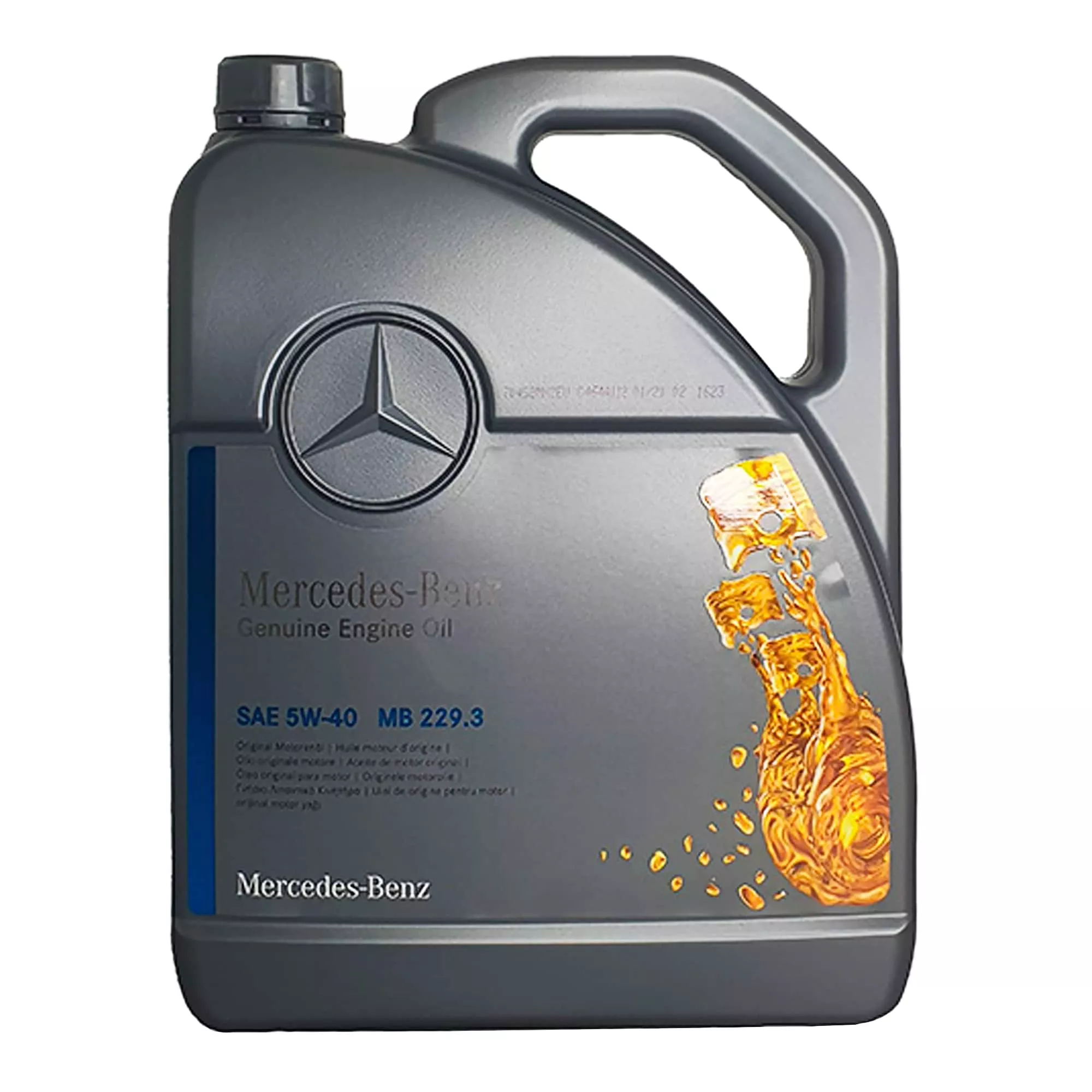 Масло моторное Mercedes-Benz Engine Oil 5W-40 MB 229.3 5л (A000989850613)