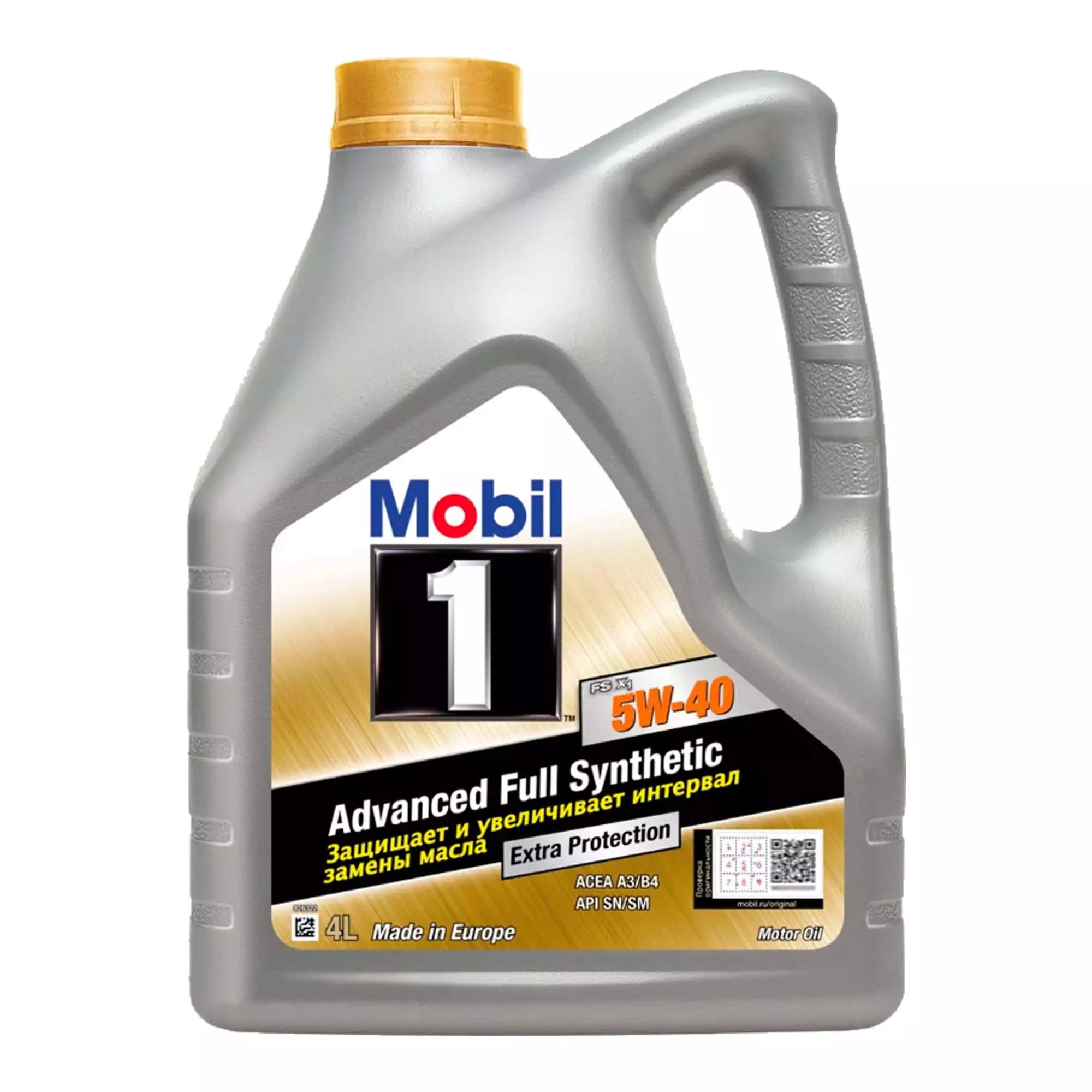 Масло моторное MOBIL 1 FS X1 5W-40 4л Масло моторное MOBIL 1 FS X1 5W-40 4л