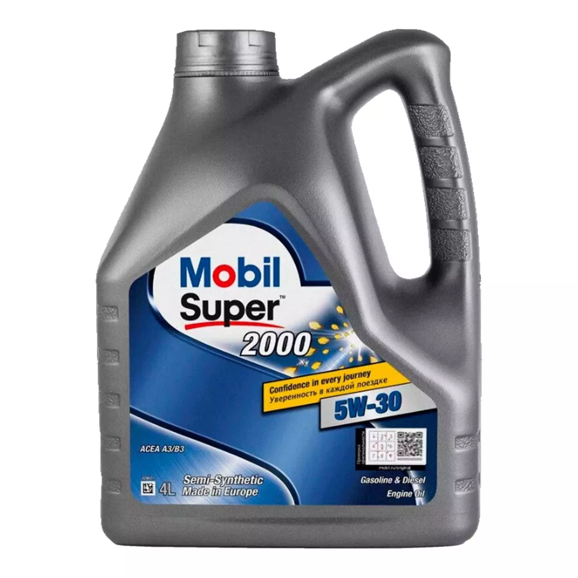 Моторное масло Mobil Super 2000 X1 5W-30 4л Моторное масло Mobil Super 2000 X1 5W-30 4л
