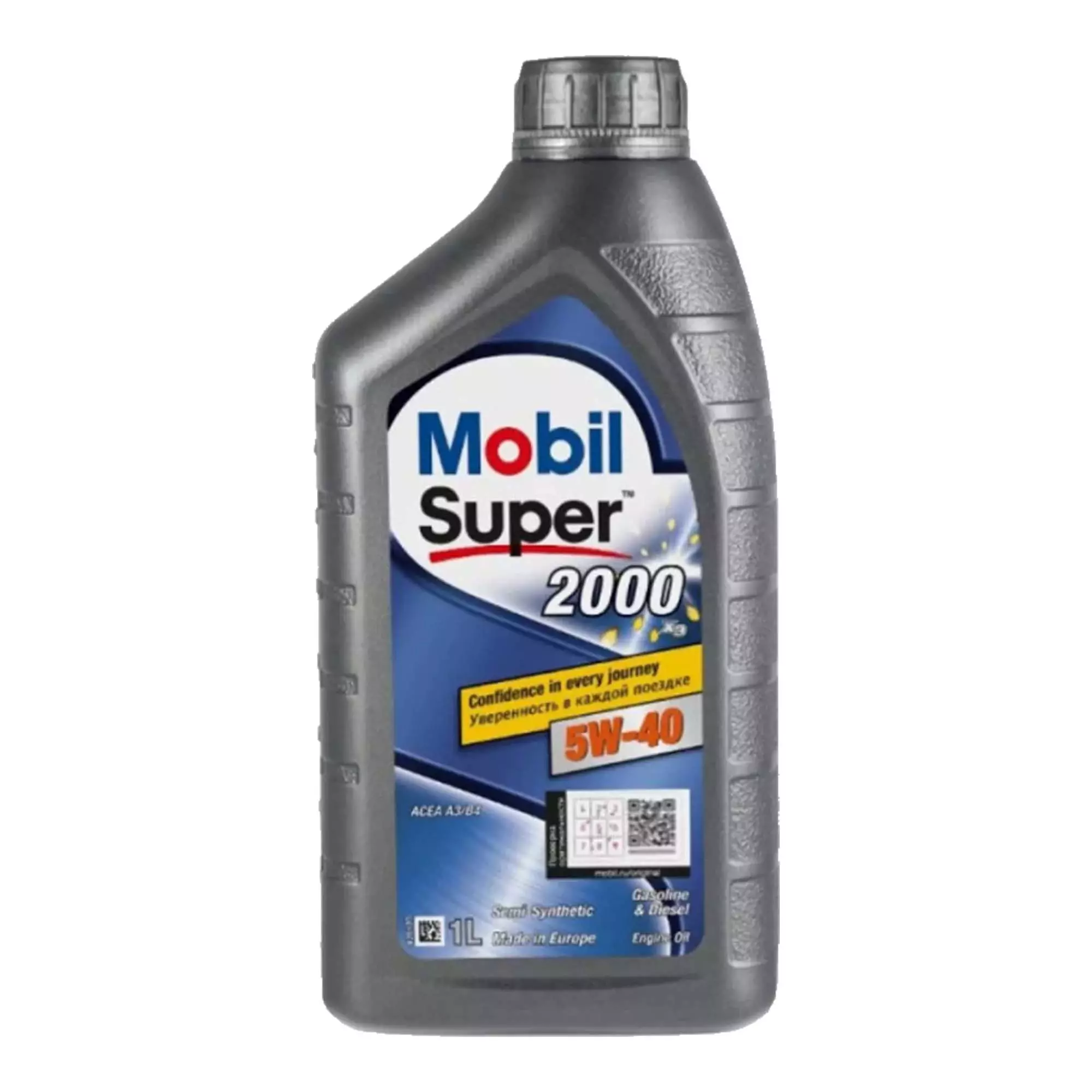Моторна олива Mobil Super 2000 X3 5W-40 1л Моторна олива Mobil Super 2000 X3 5W-40 1л