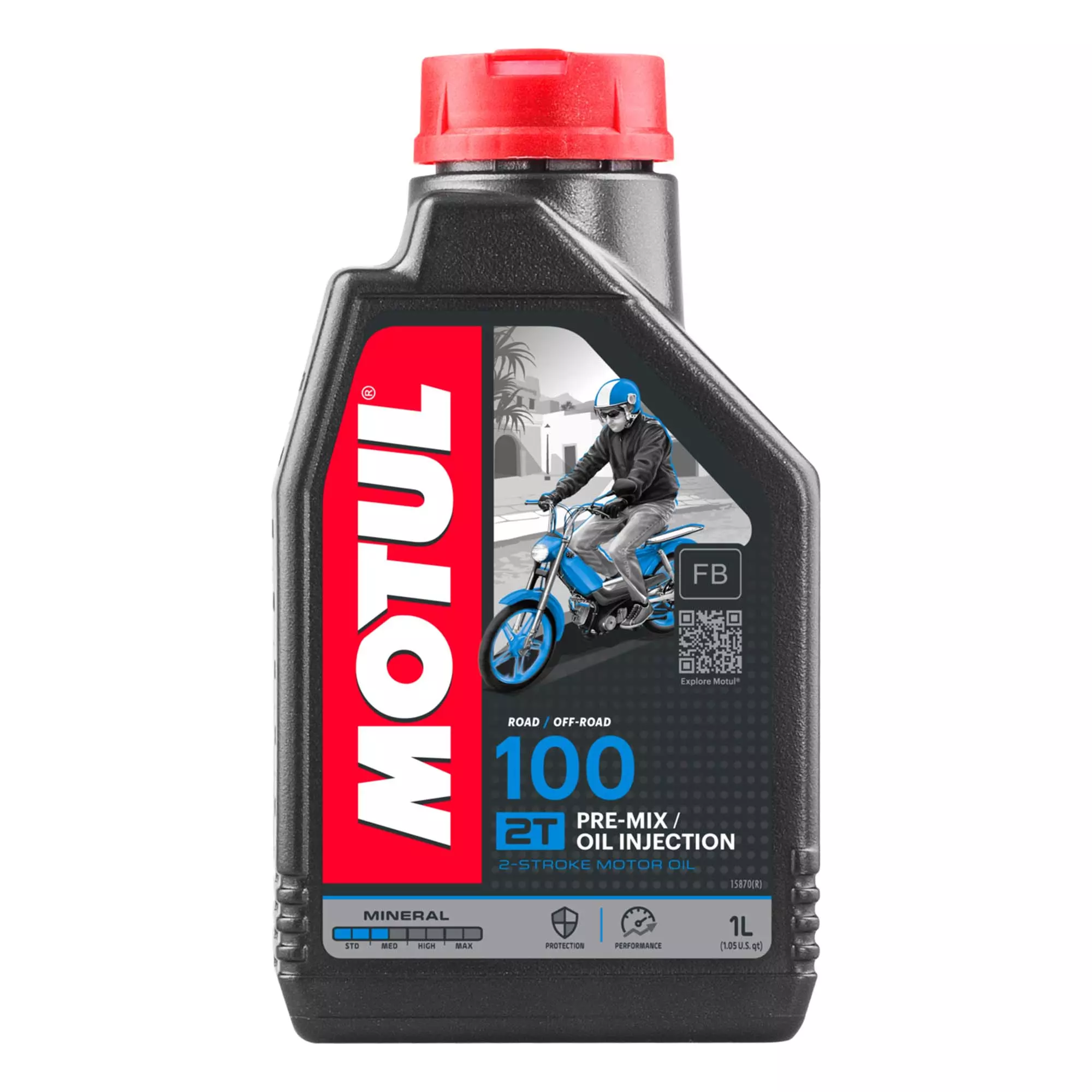 Масло моторное MOTUL 100 2T 1л (837511)
