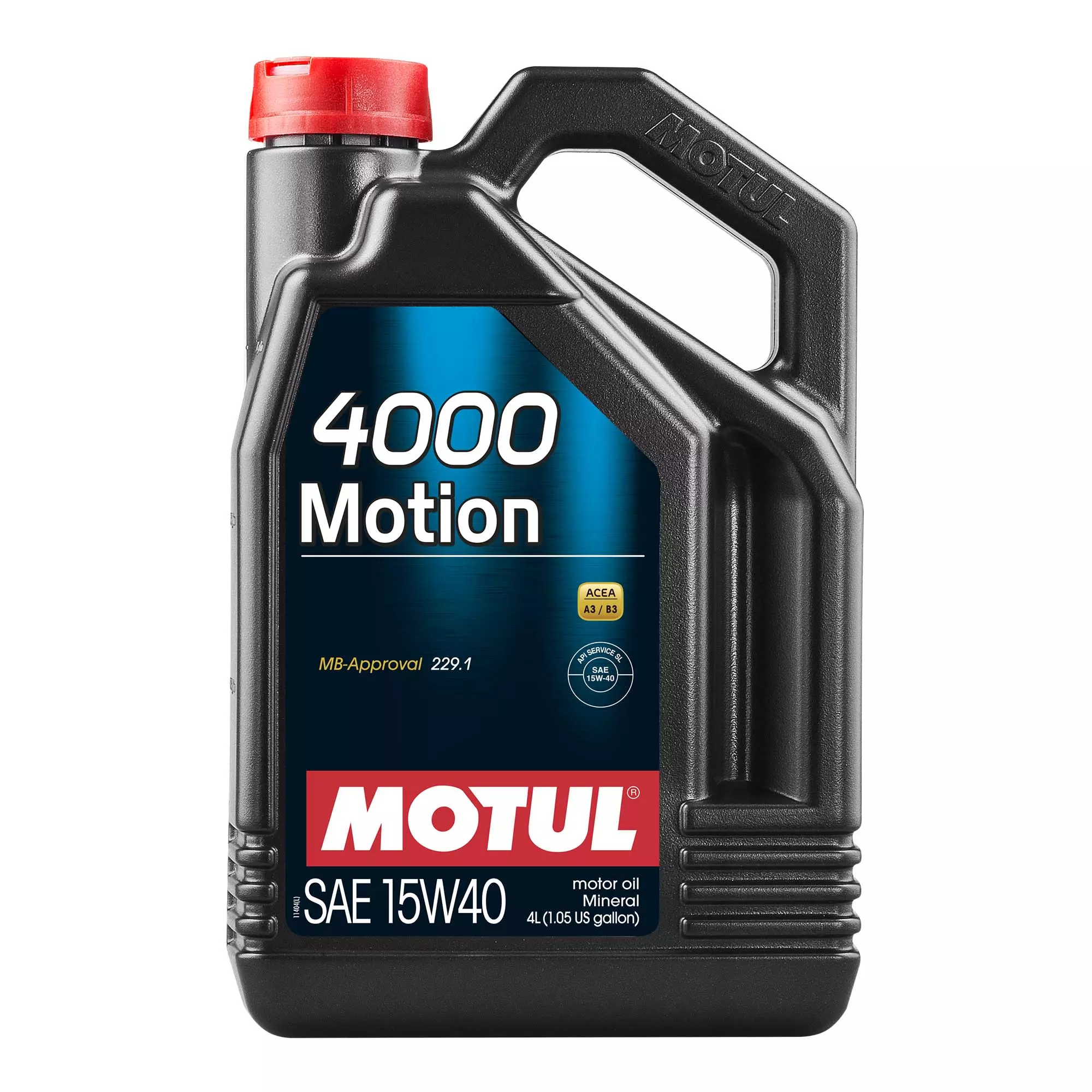 Моторна олива MOTUL 4000 Motion SAE 15w-40 4л (386407/100294)