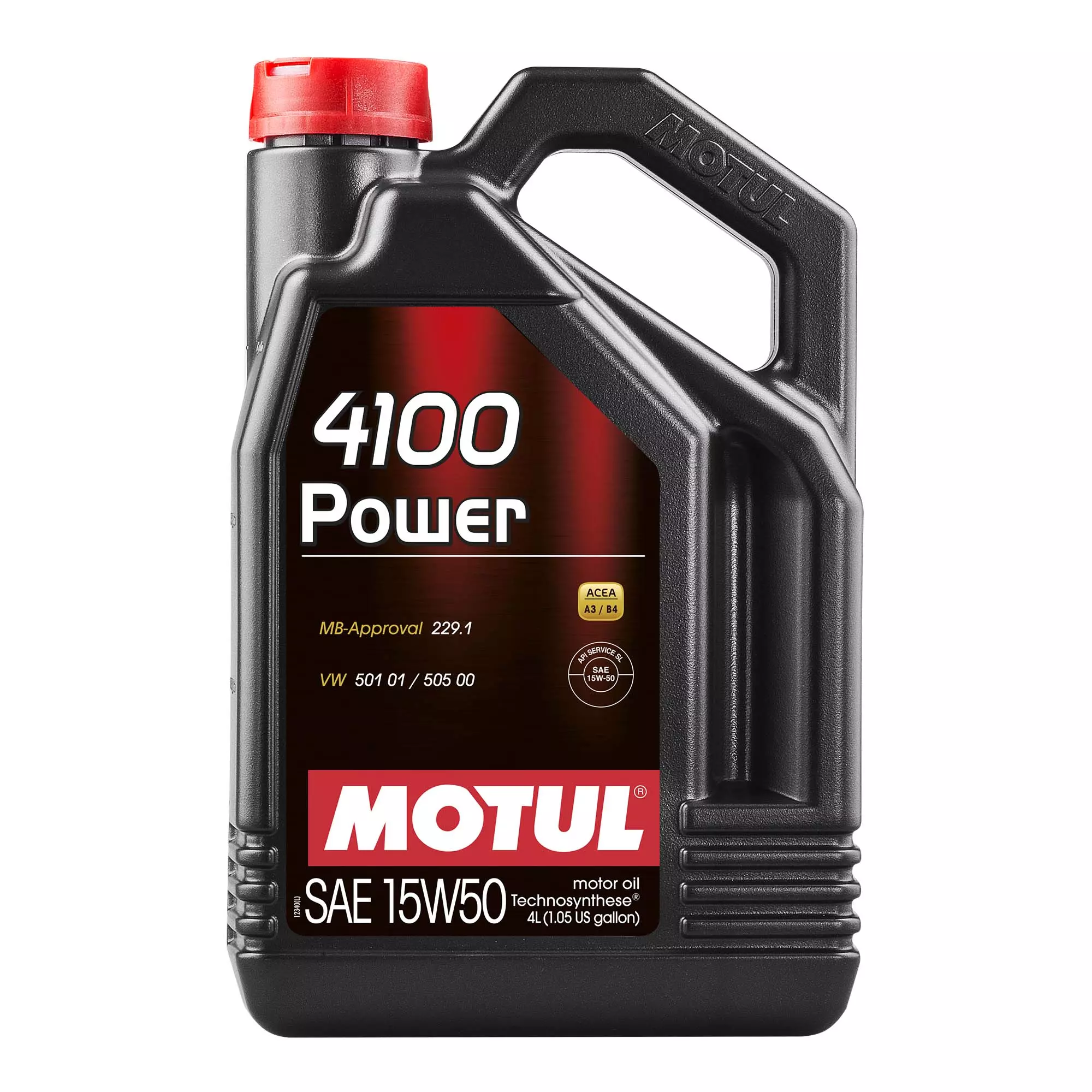 Масло моторное MOTUL 4100 Power SAE 15W-50 4л (386207)