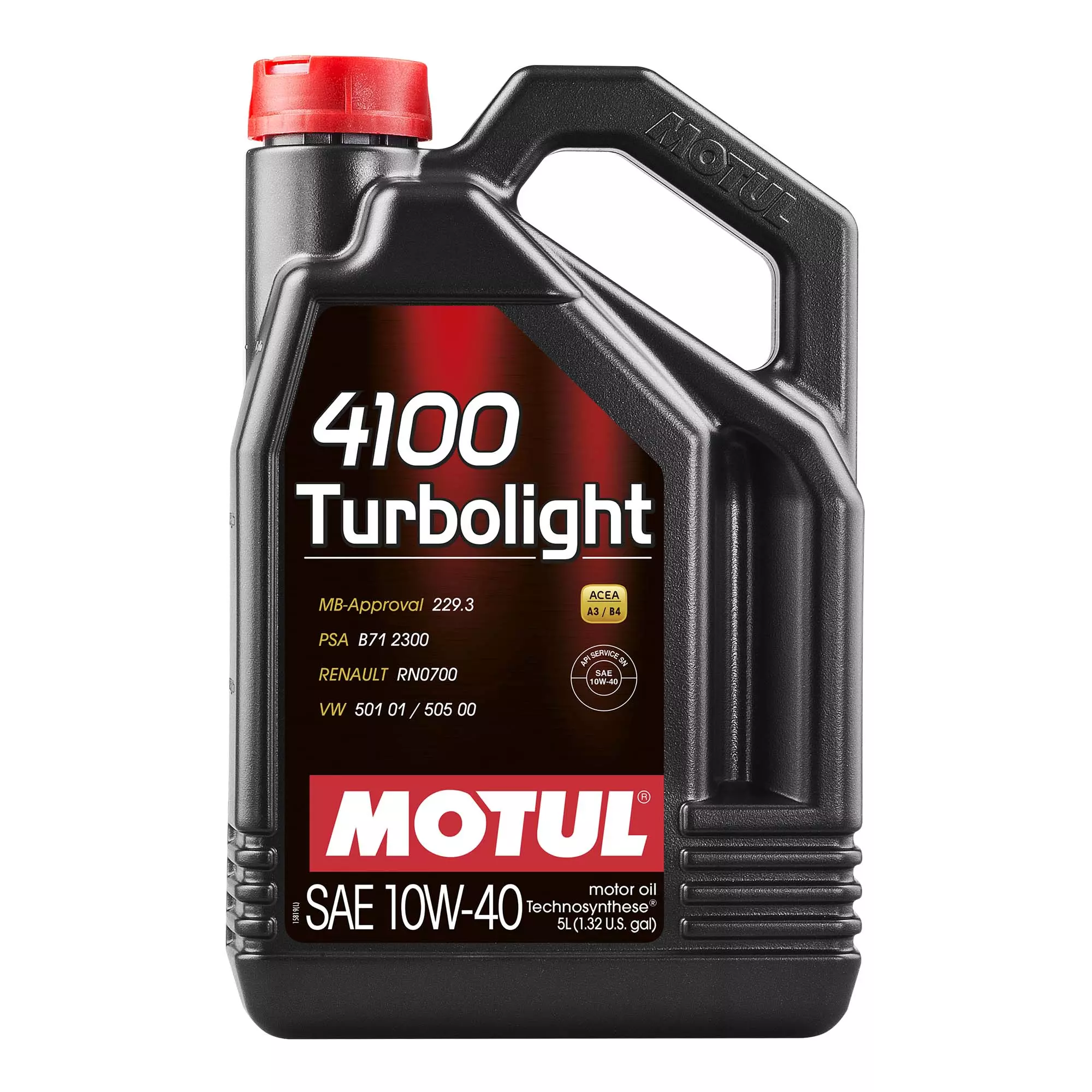 Моторное масло Motul 4100 Turbolight 10W-40 5л