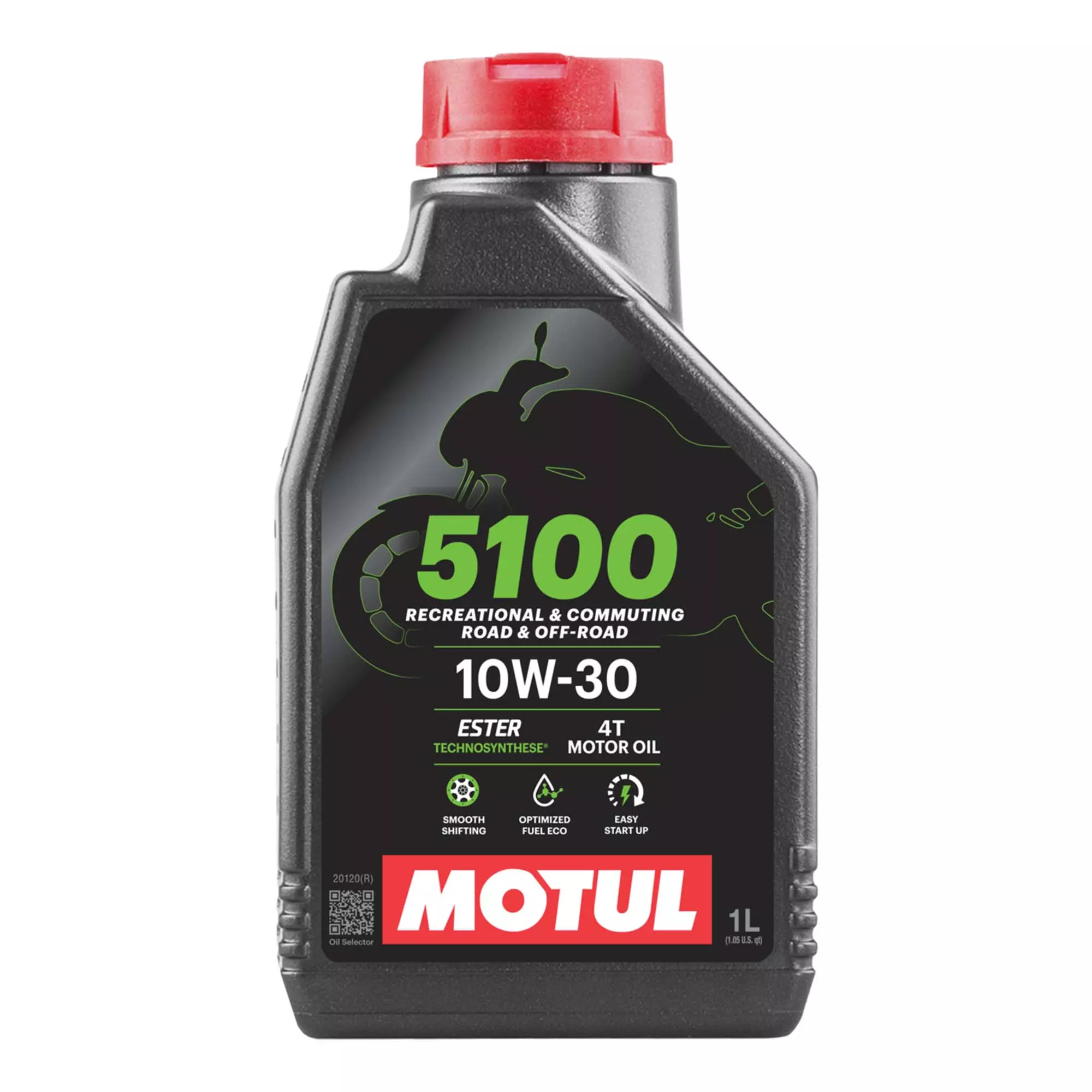 Масло моторное MOTUL 5100 4T SAE 10W-30 1л (836611/104062)